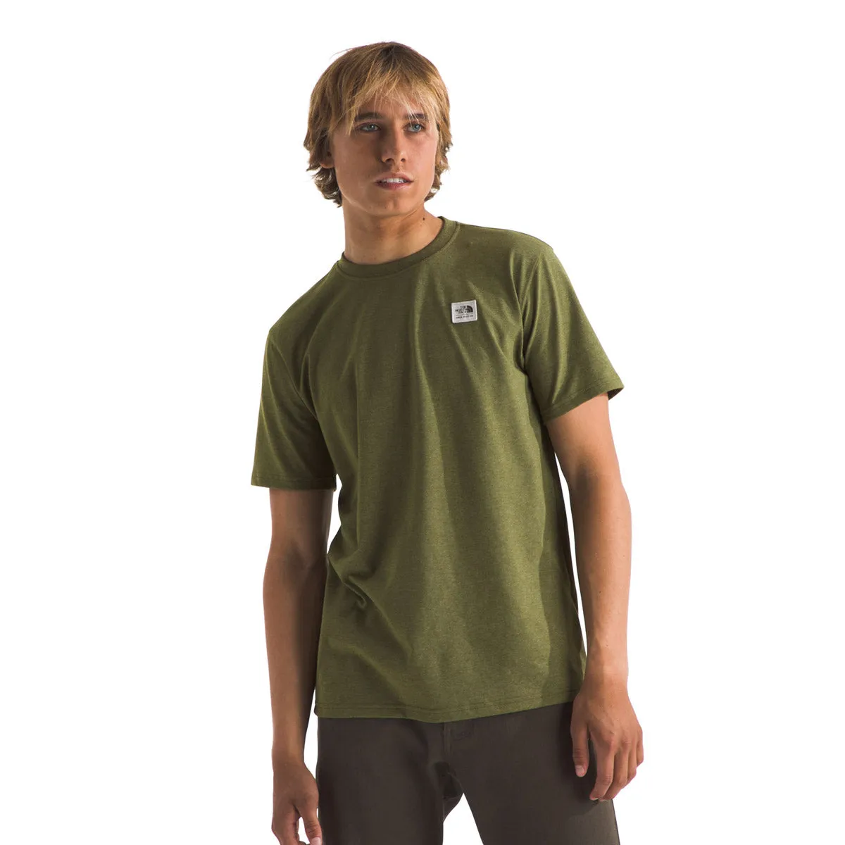 Herren S/S Heritage Patch Meliertes T-Shirt