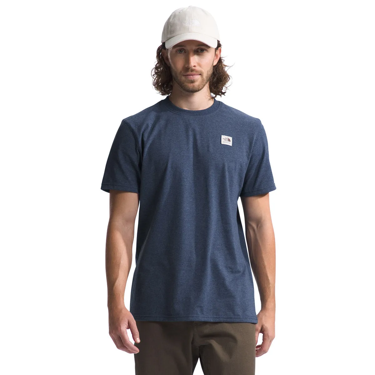 Herren S/S Heritage Patch Meliertes T-Shirt