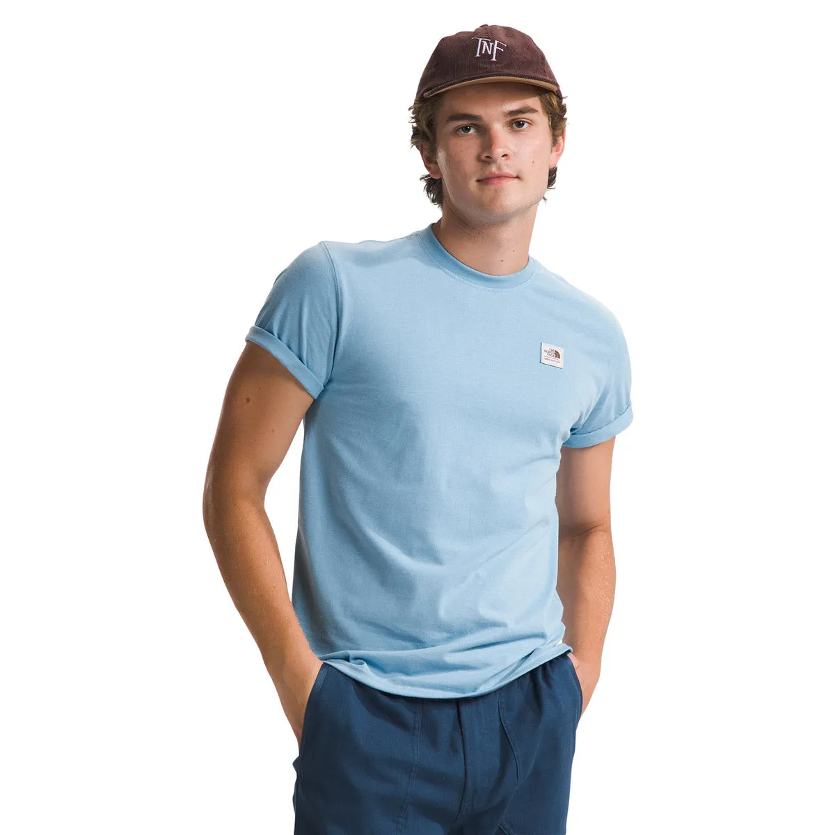 Herren S/S Heritage Patch Meliertes T-Shirt