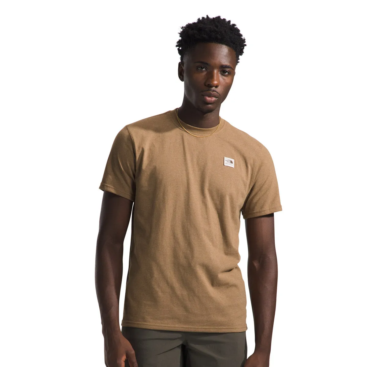 Herren S/S Heritage Patch Meliertes T-Shirt