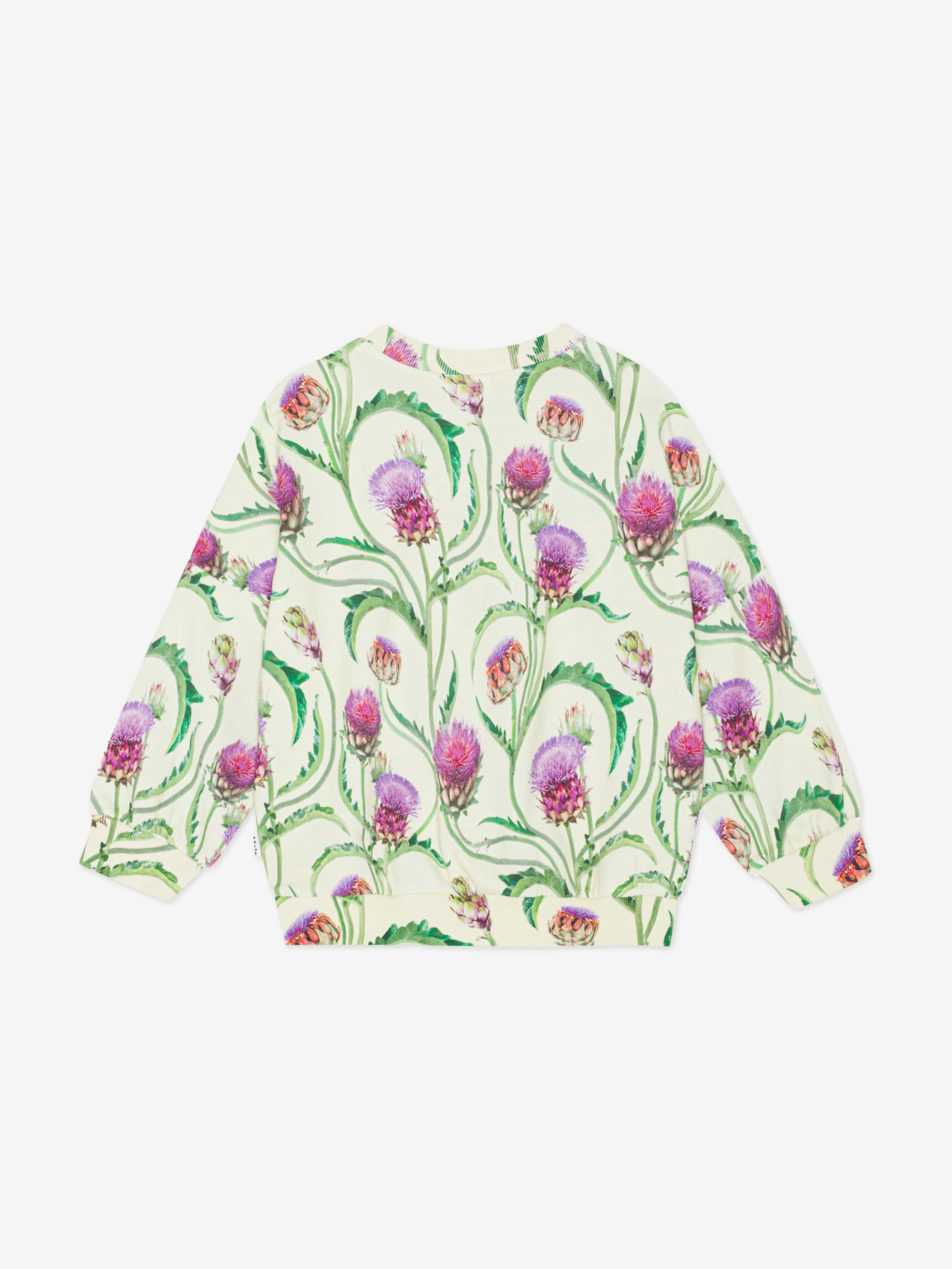 Molo Girls Artischockenblumen Sweatshirt in Grün