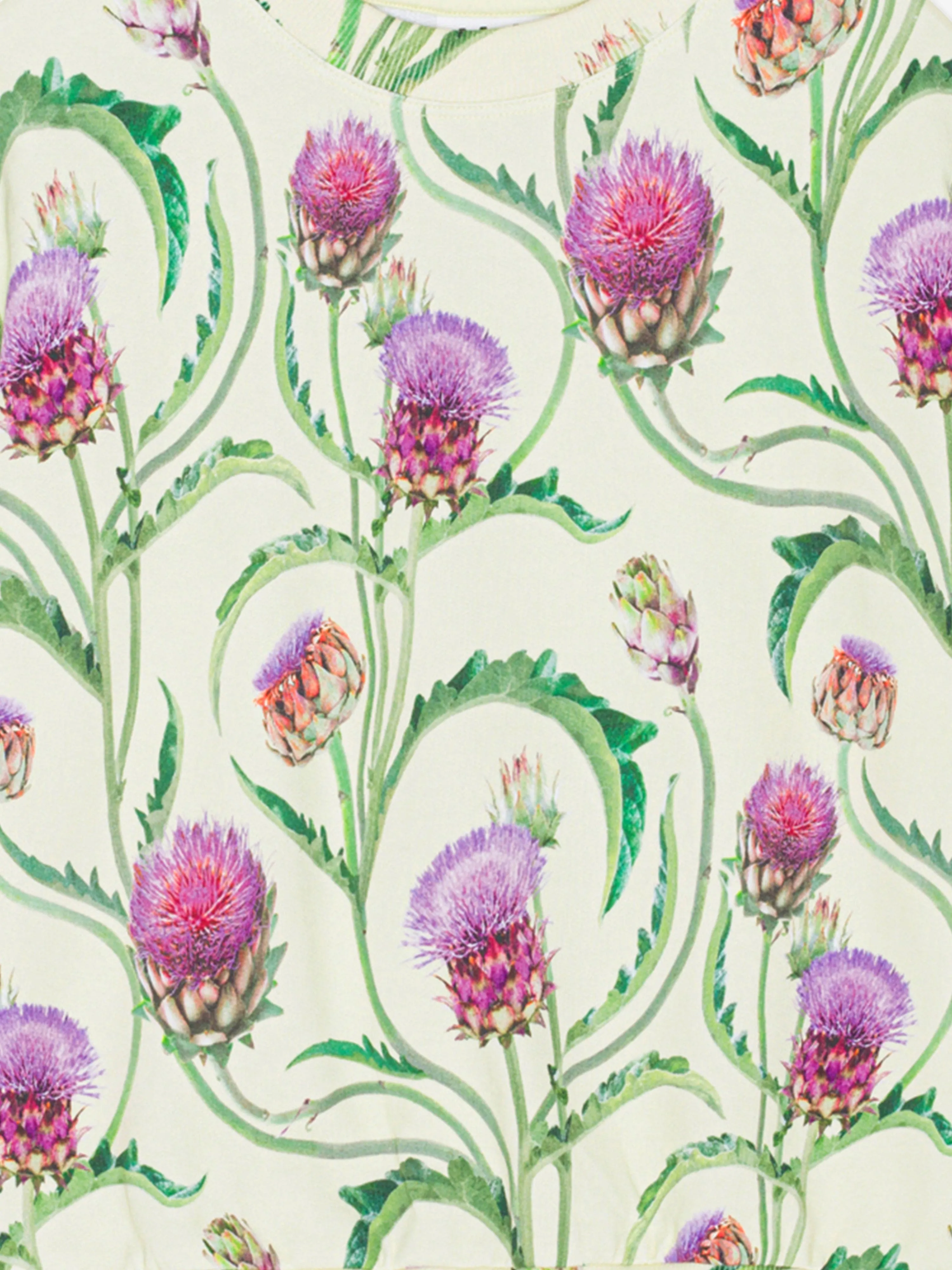Molo Girls Artischockenblumen Sweatshirt in Grün