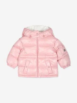 Moncler Enfant Baby Girls Daunengefütterte Maire Jacke in Rosa