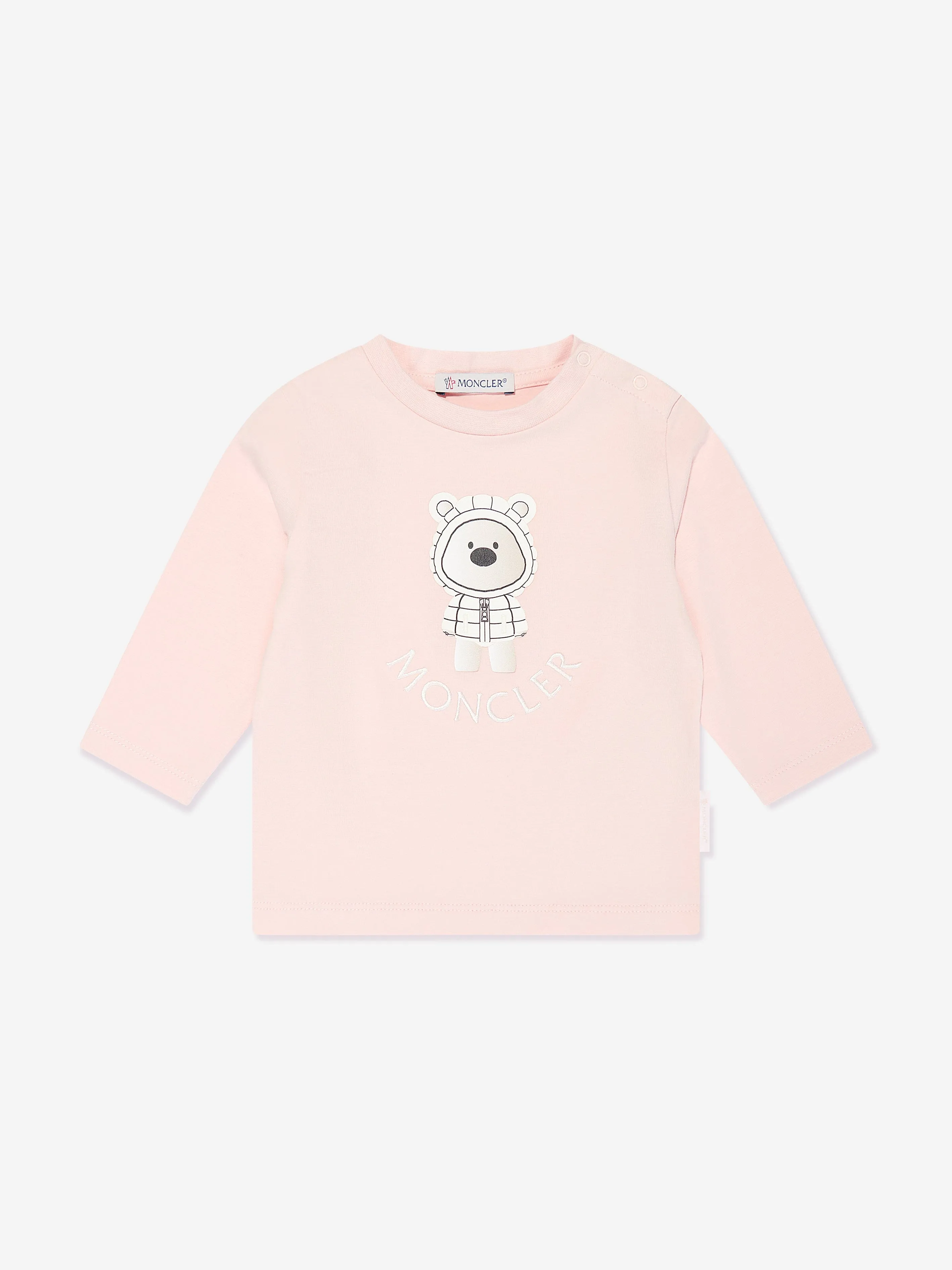 Moncler Enfant Baby Girls Teddy Bear Anzug in Rosa