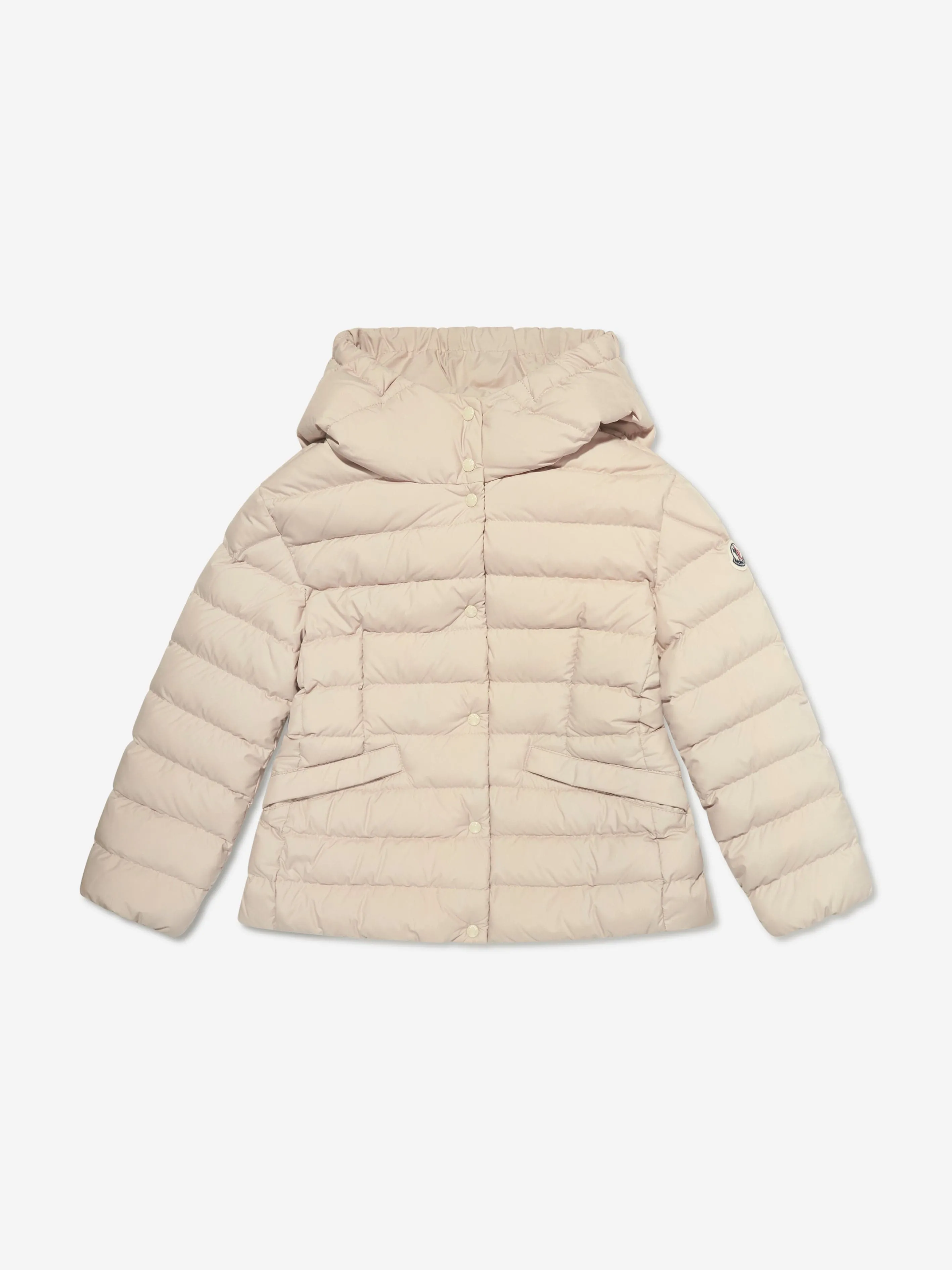 Moncler Enfant Mädchen Daunengefütterte Egisto Jacke in Beige