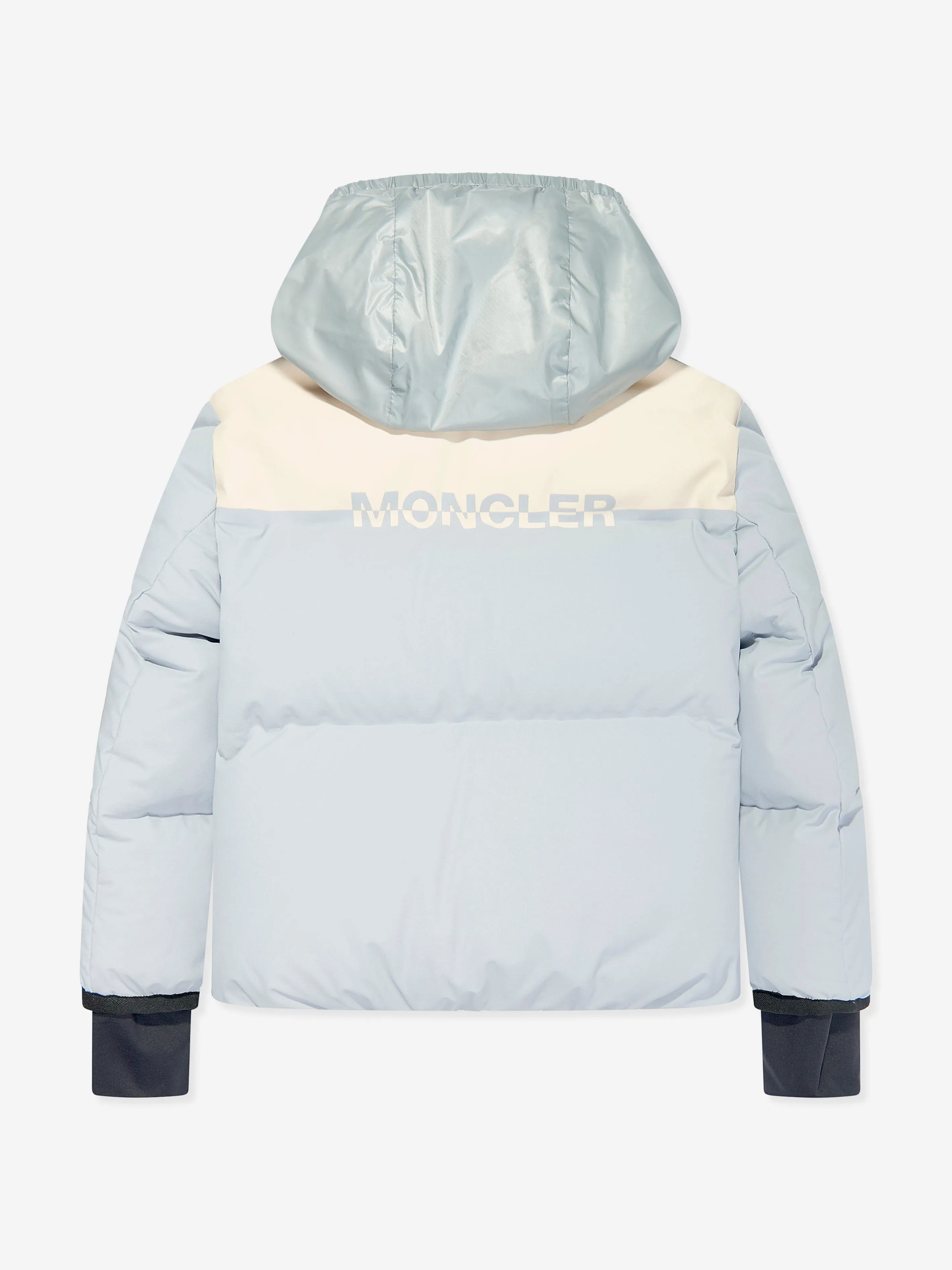 Moncler Enfant Mädchen Grenoble Daunengefütterte Steppjacke in Blau