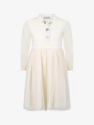 Moncler Girls Baumwoll-Jersey-Kleid