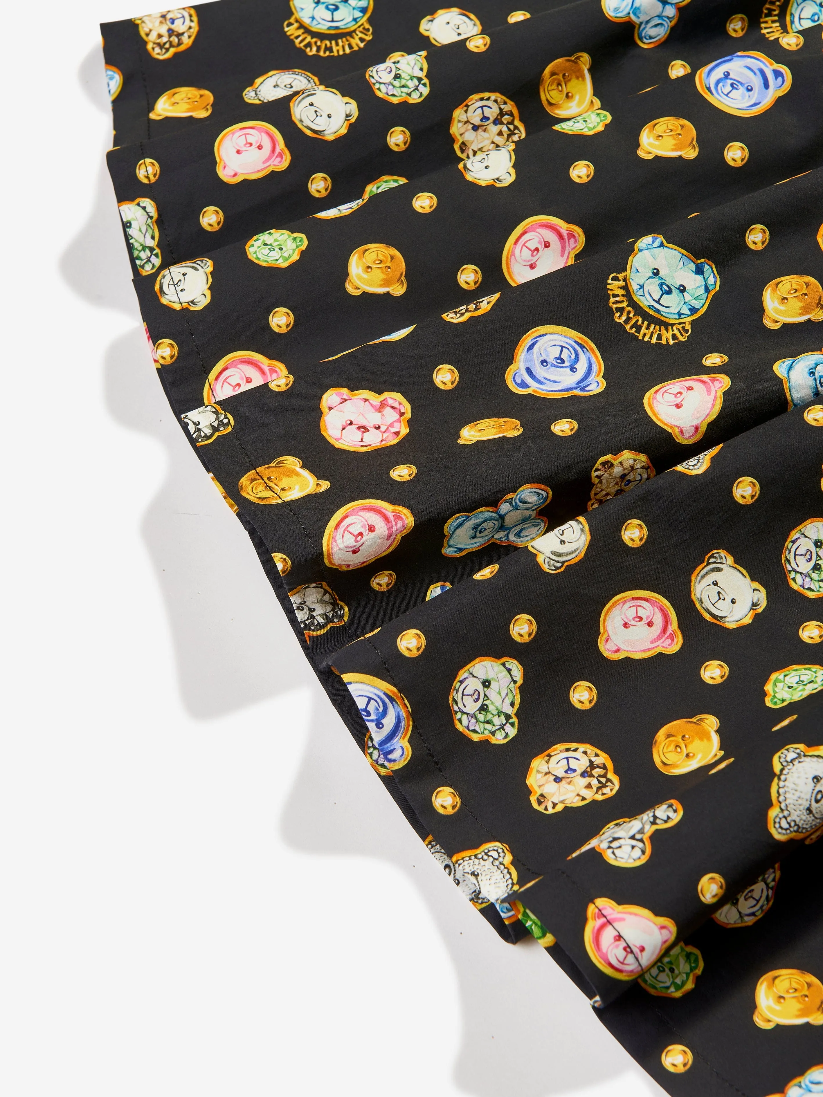 Moschino Mädchen Teddybär Juwelen Rock in Schwarz