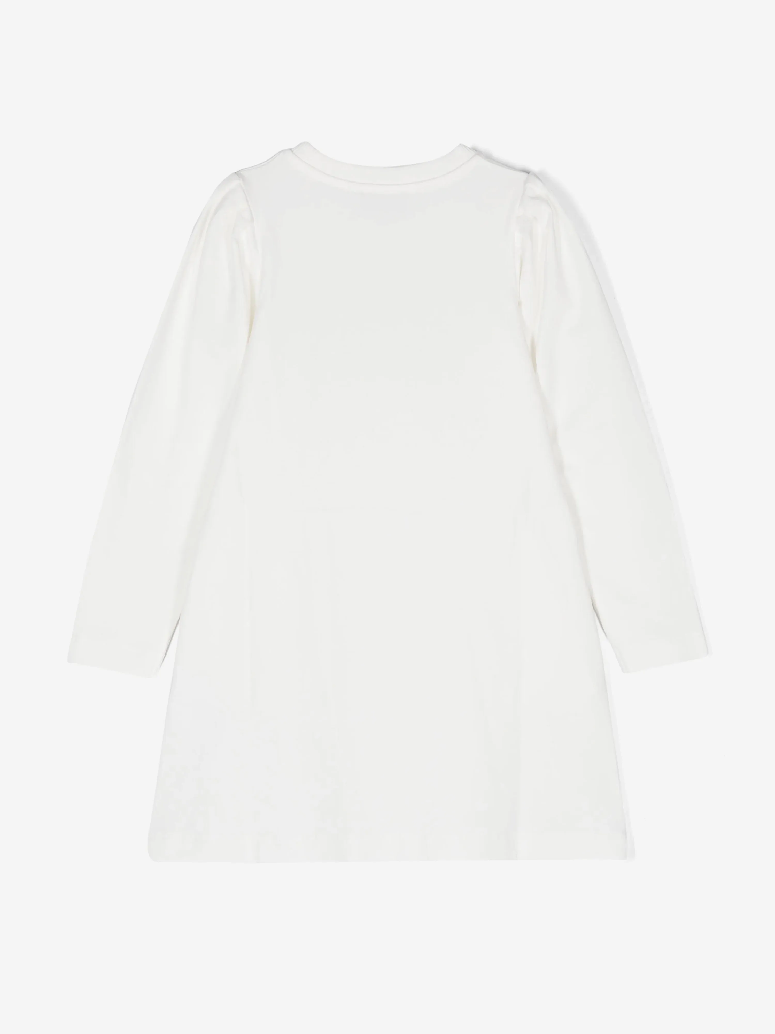 Moschino Girls Teddy Bear Jersey-Kleid in Elfenbein