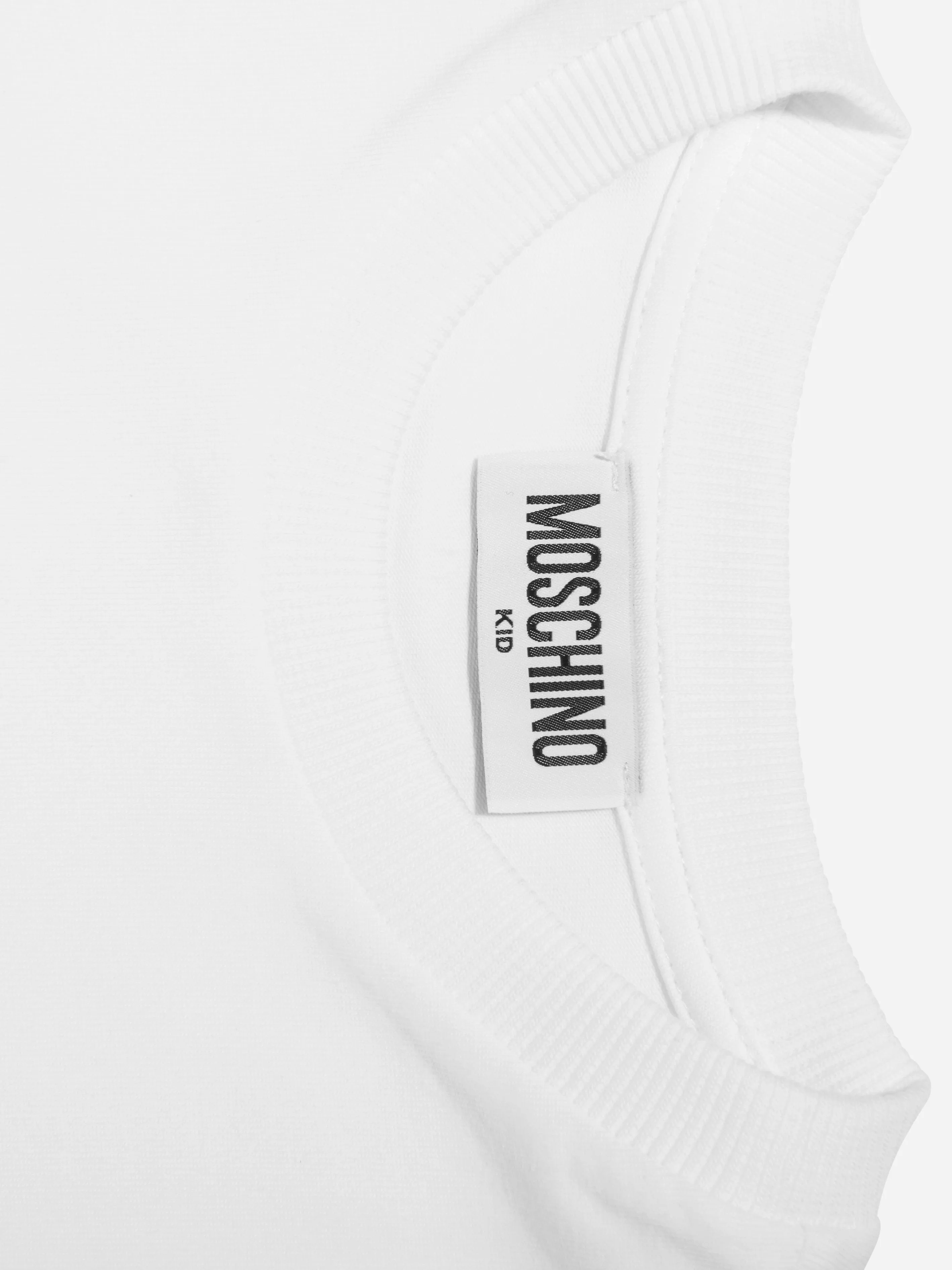 Moschino Kids Logo T-Shirt in Weiß