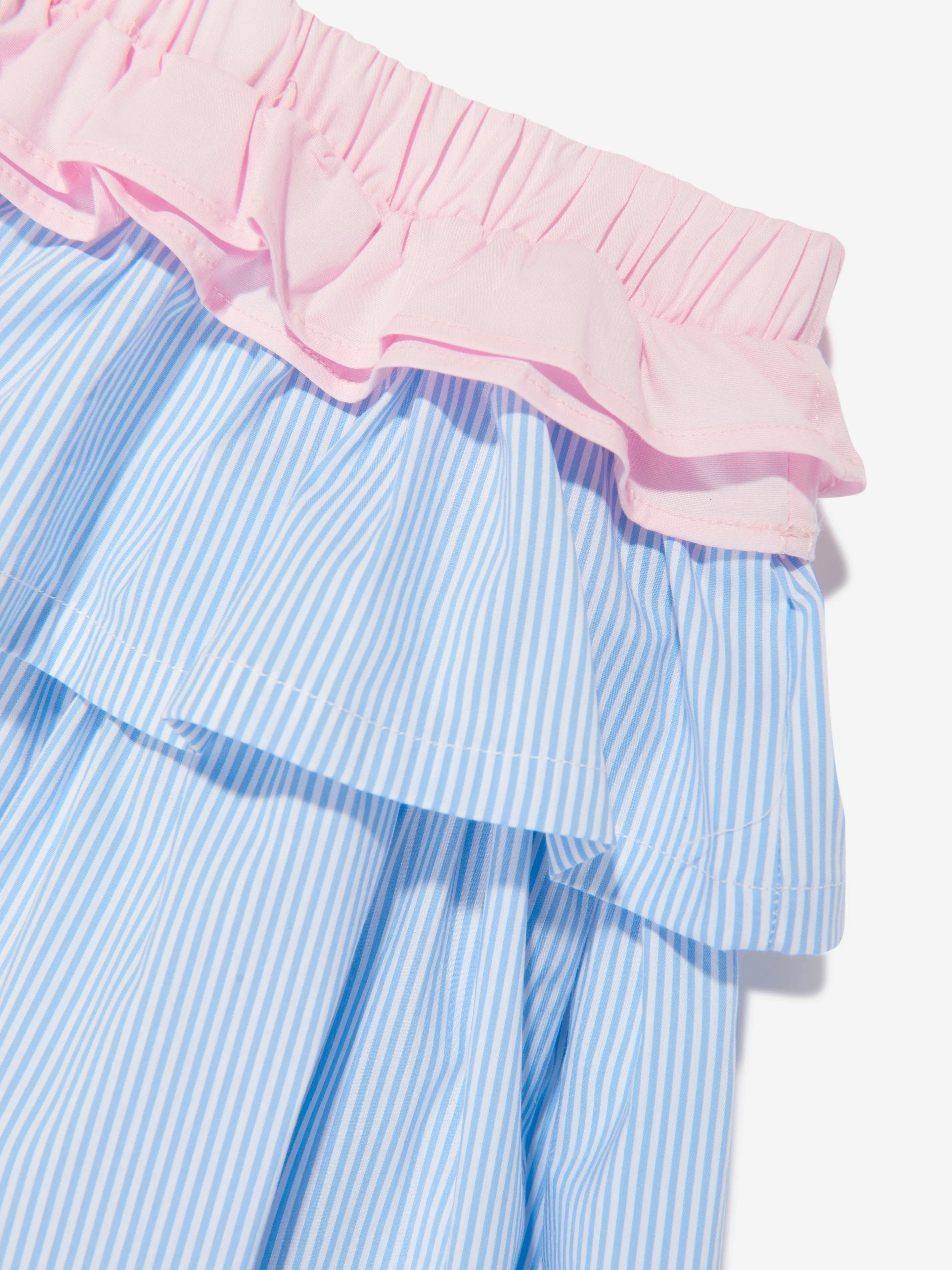 MSGM Mädchen Popelinrock in Blau