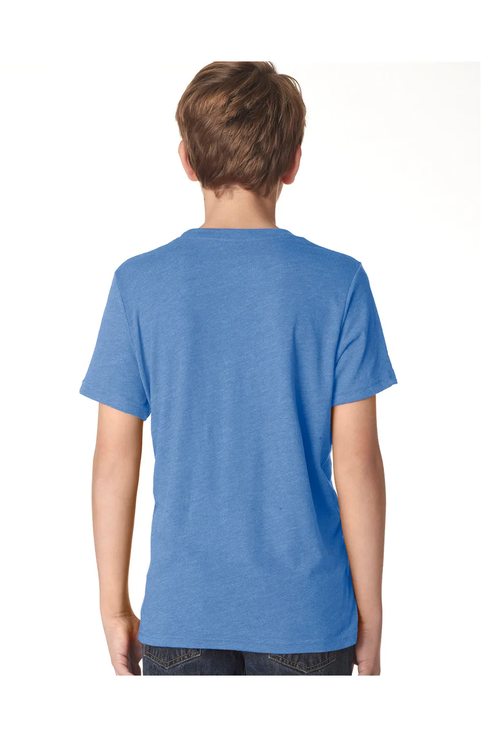 Next Level Jugend-Trikot Kurzarm Rundhals T-Shirt - Vintage Royalblau