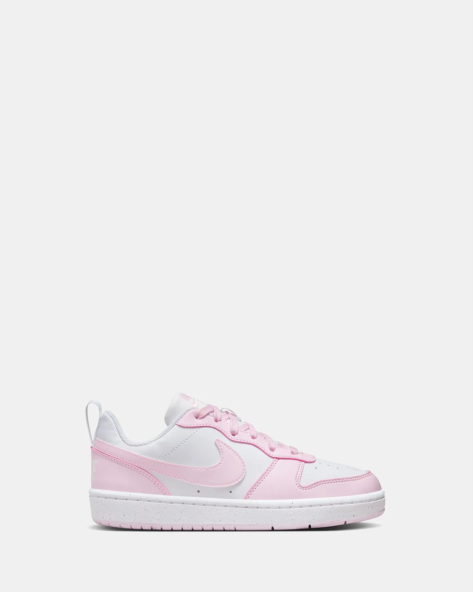 Nike Kids' Shoes Court Borough Low RC Grade School White/Pink Foam