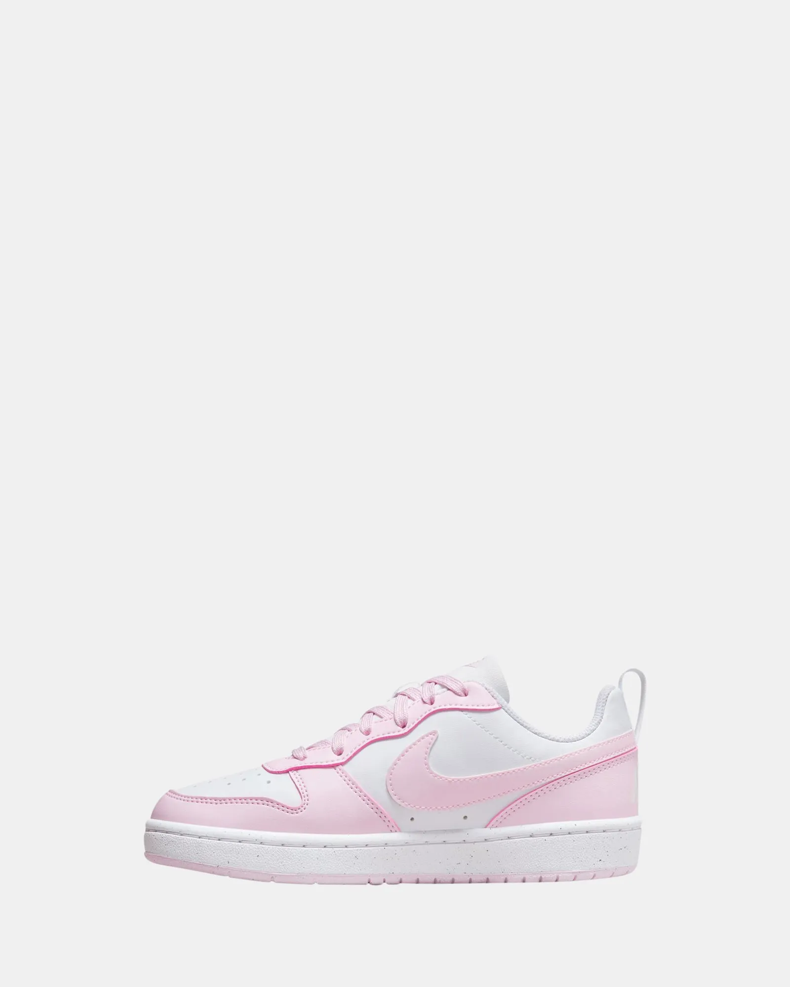 Nike Kids' Shoes Court Borough Low RC Grade School White/Pink Foam