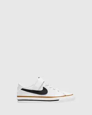 Nike Kids' Shoes Court Legacy Pre School White/Black/Desert Ochre