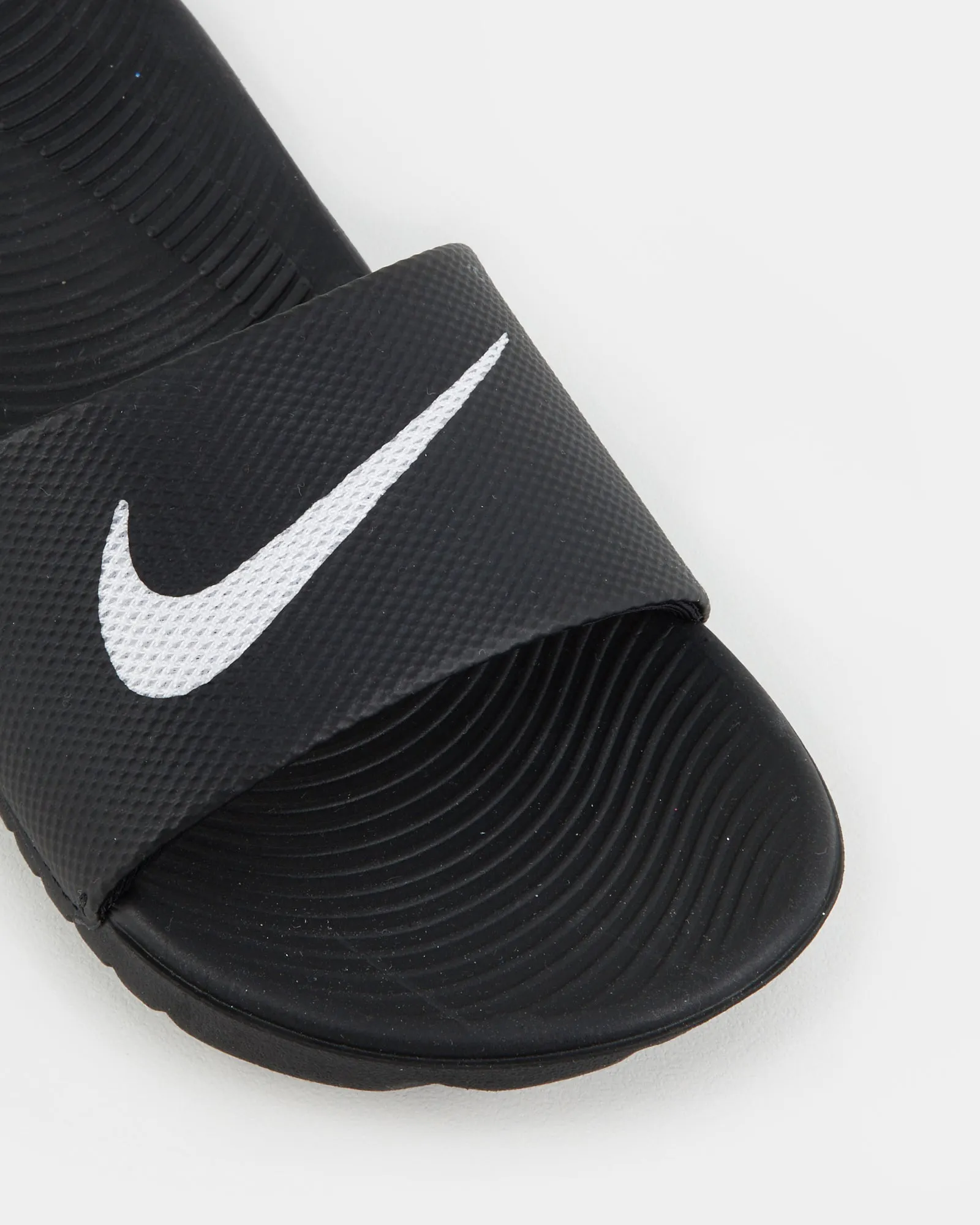 Nike Kids' Shoes Kawa Slides Black/White