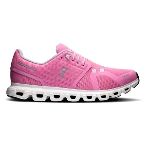 On Running Women's Cloud 6 Raspberry/White