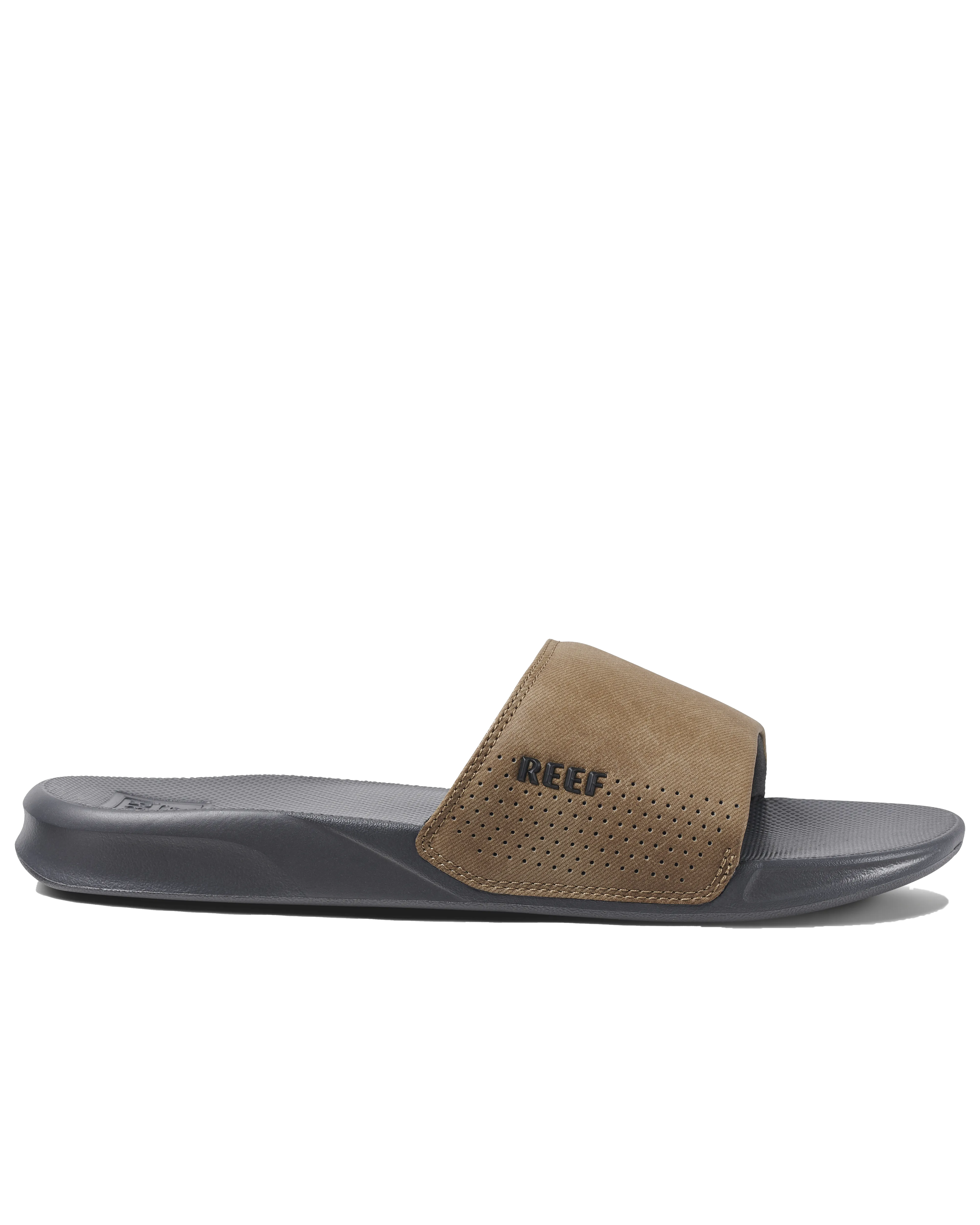 One Sliders in Grey & Tan