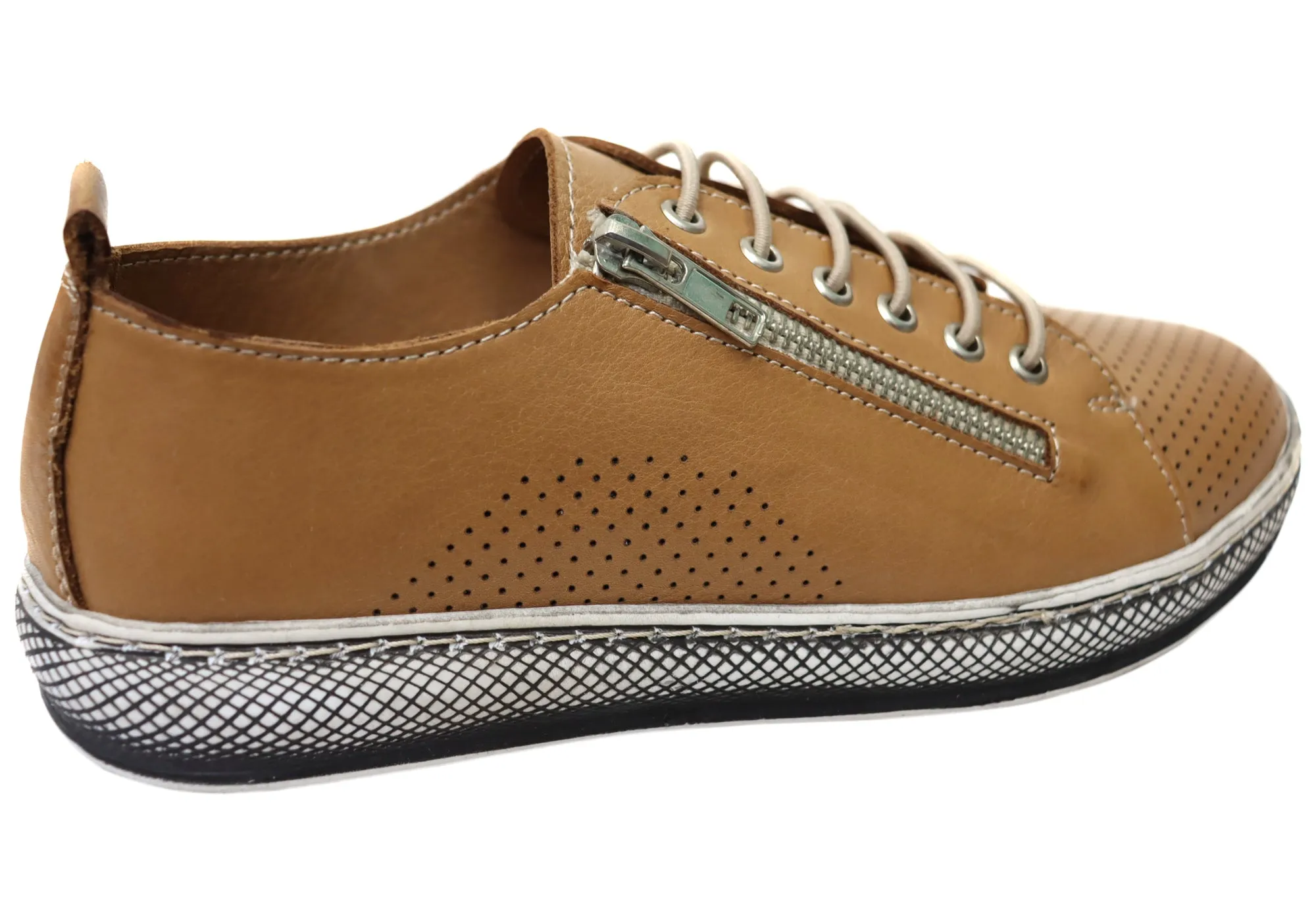 Orizonte Ashana Damen Europäische Bequeme Lederschuhe Orizonte Schuhe