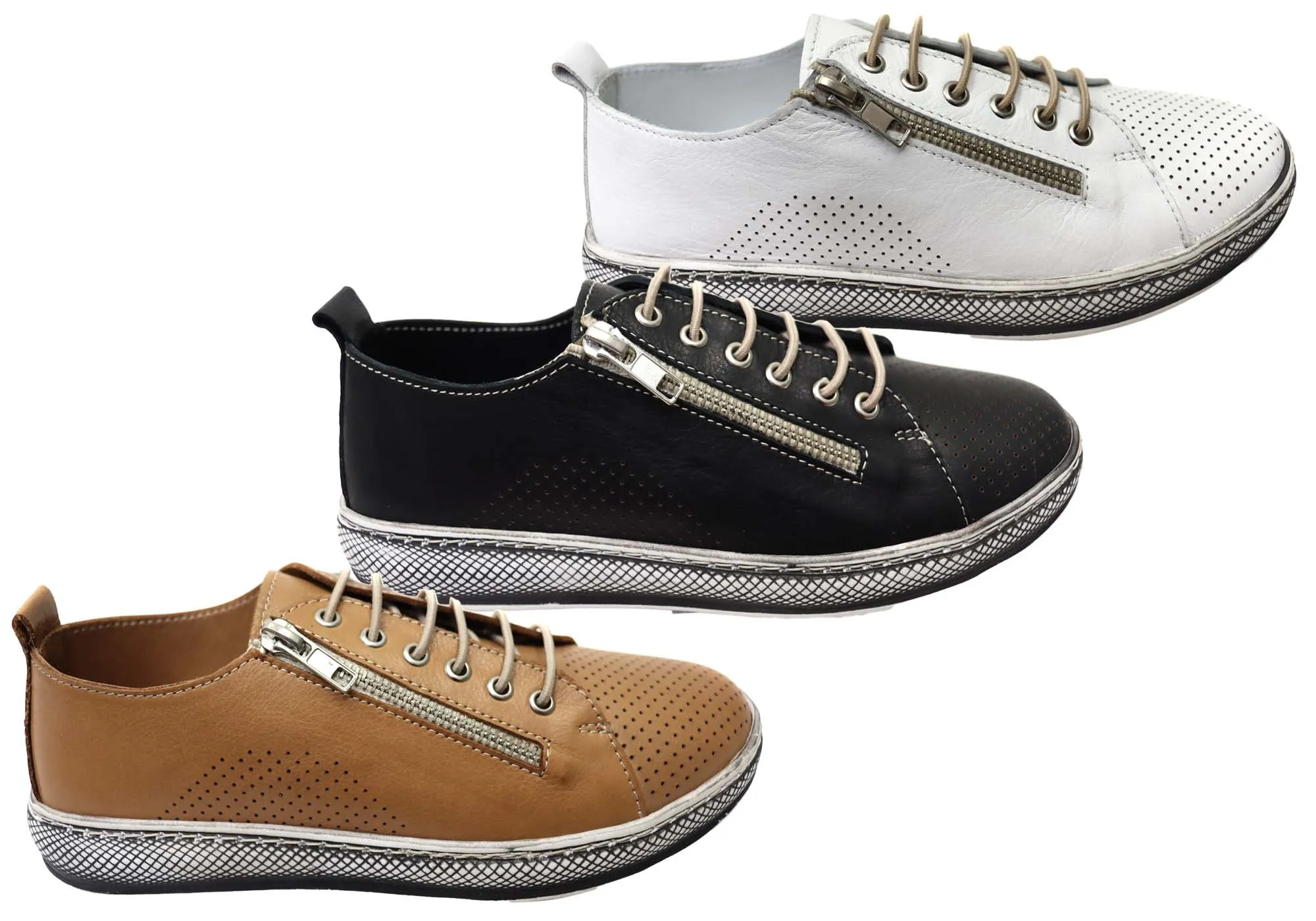 Orizonte Ashana Damen Europäische Bequeme Lederschuhe Orizonte Schuhe