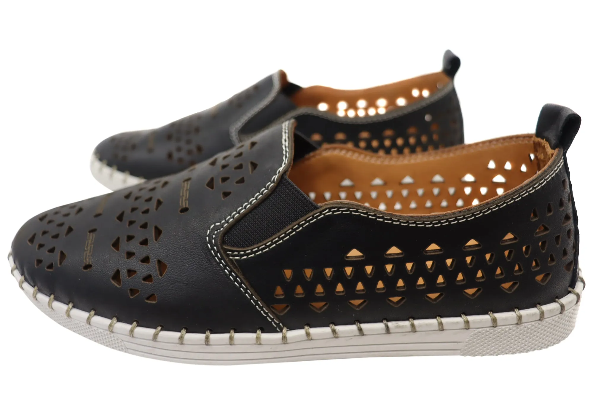 Orizonte Bosa Damen Europäische Bequeme Lederschuhe Orizonte Schuhe