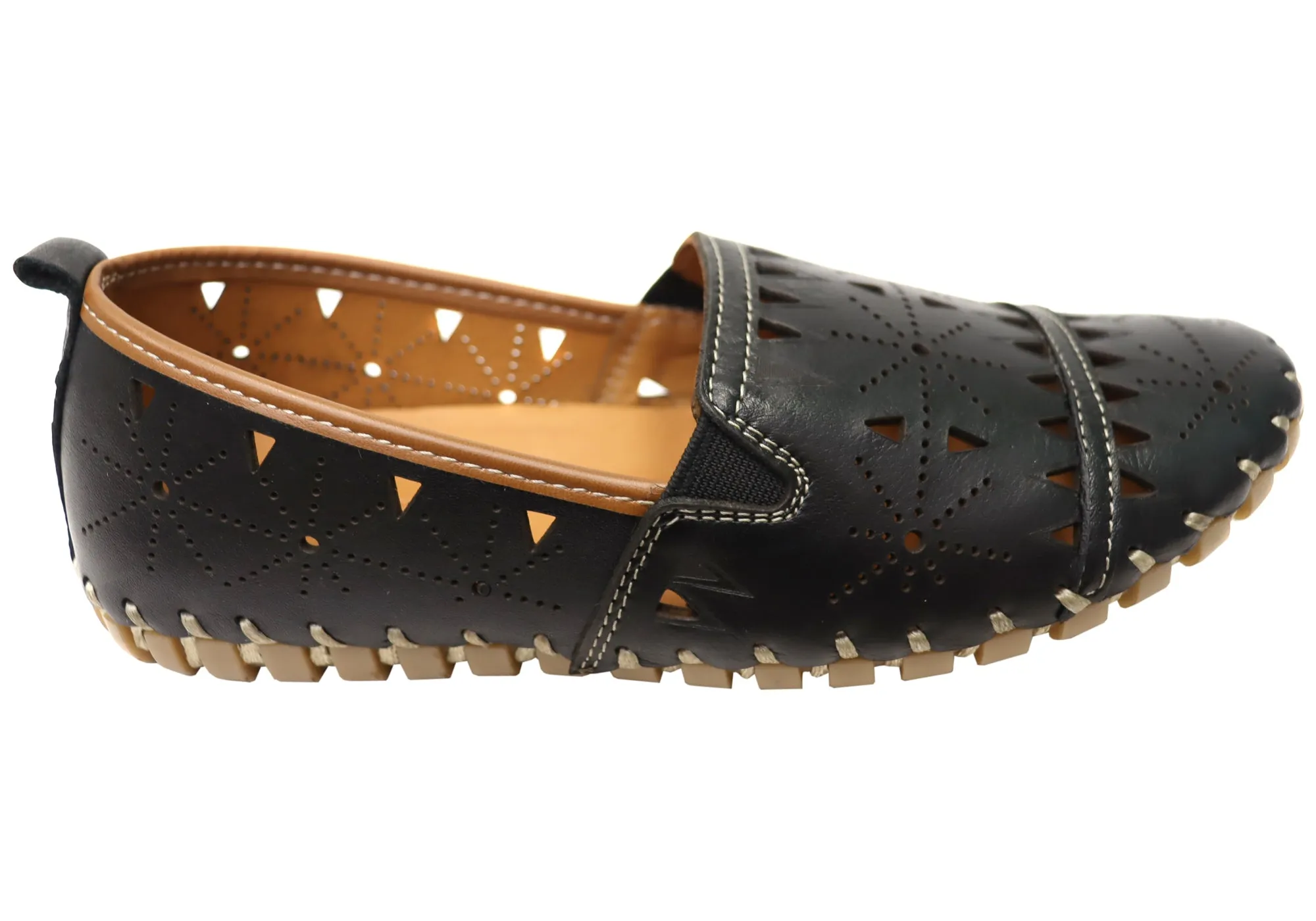 Orizonte Constance Damen Europäische Bequeme Lederschuhe Orizonte Schuhe
