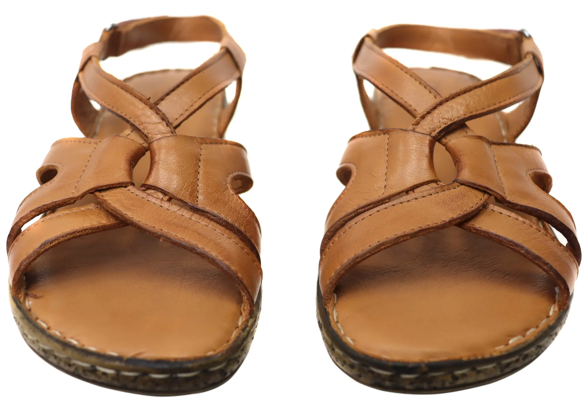Orizonte Glory Bequeme Damen Sandalen aus europäischem Leder Orizonte Schuhe