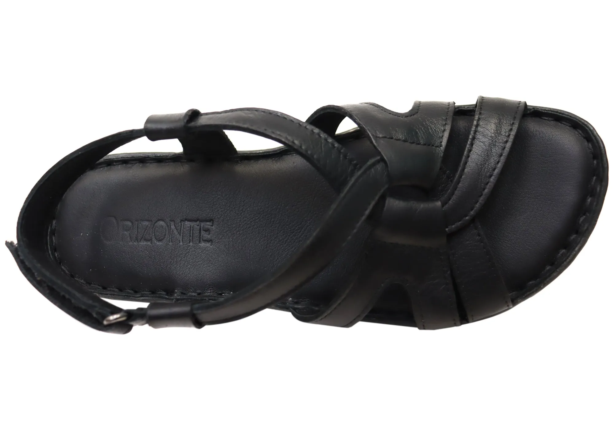 Orizonte Glory Bequeme Damen Sandalen aus europäischem Leder Orizonte Schuhe