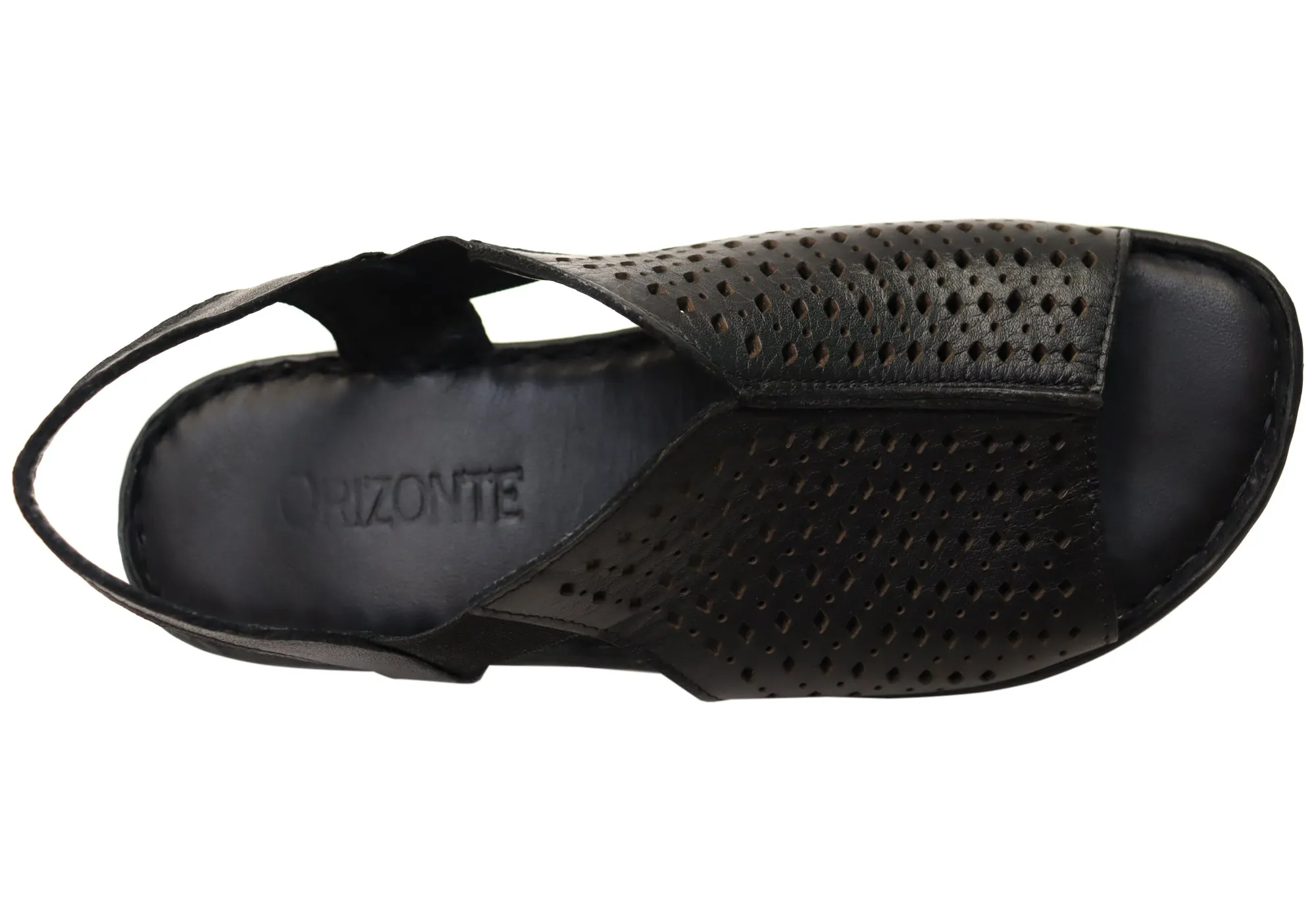 Orizonte Marlee Damen Bequeme Europäische Ledersandalen Orizonte Schuhe