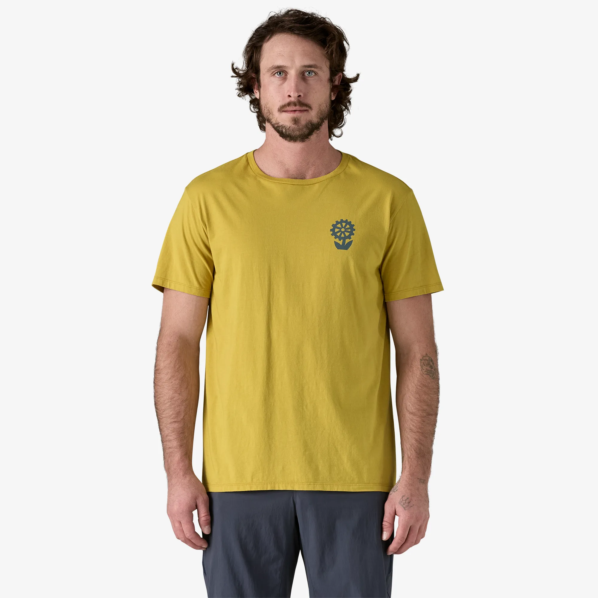Patagonia Mens T-Shirts Hike-a-Bike Organic T-Shirt