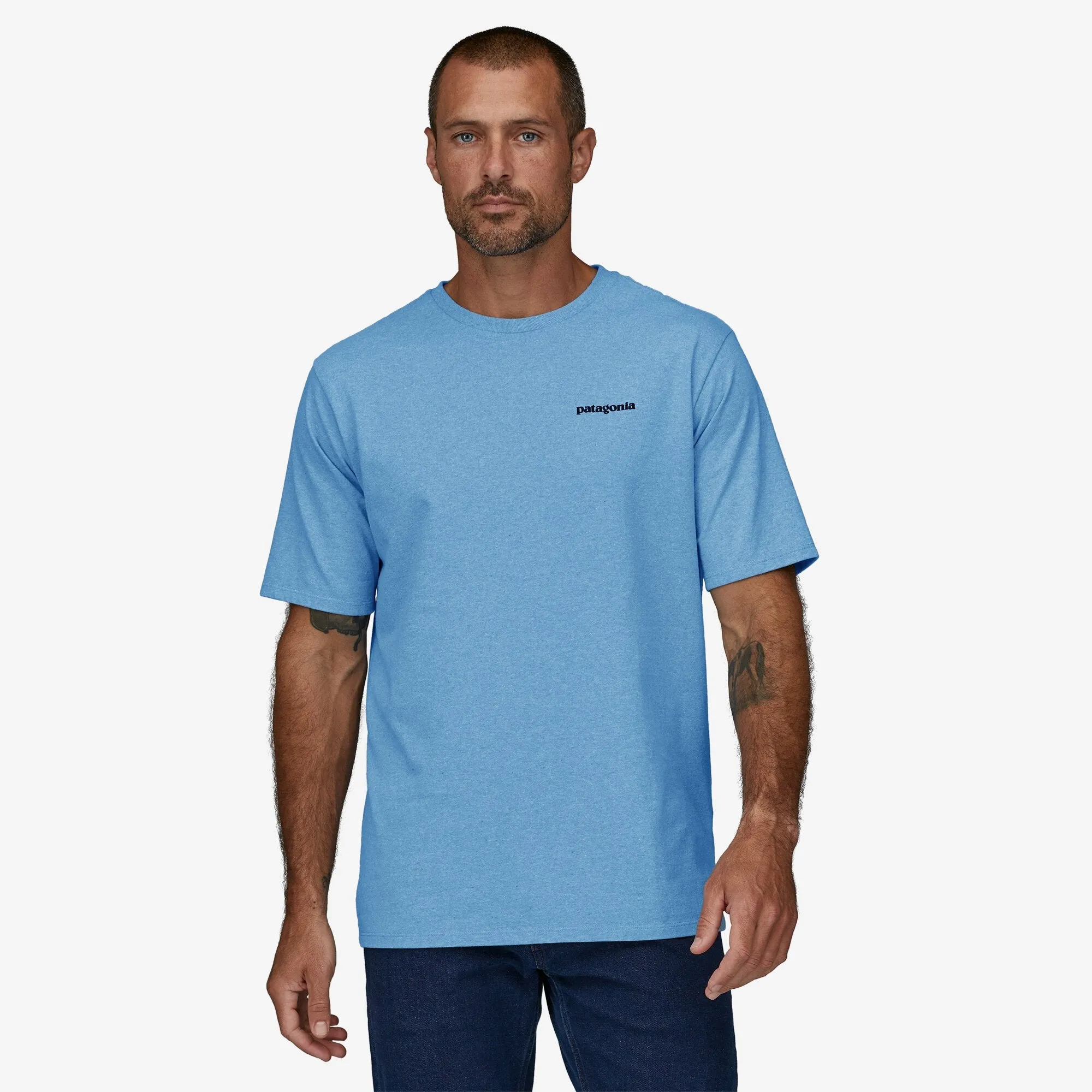 Patagonia Mens T-Shirts Men's P-6 Logo Responsibili-Tee®