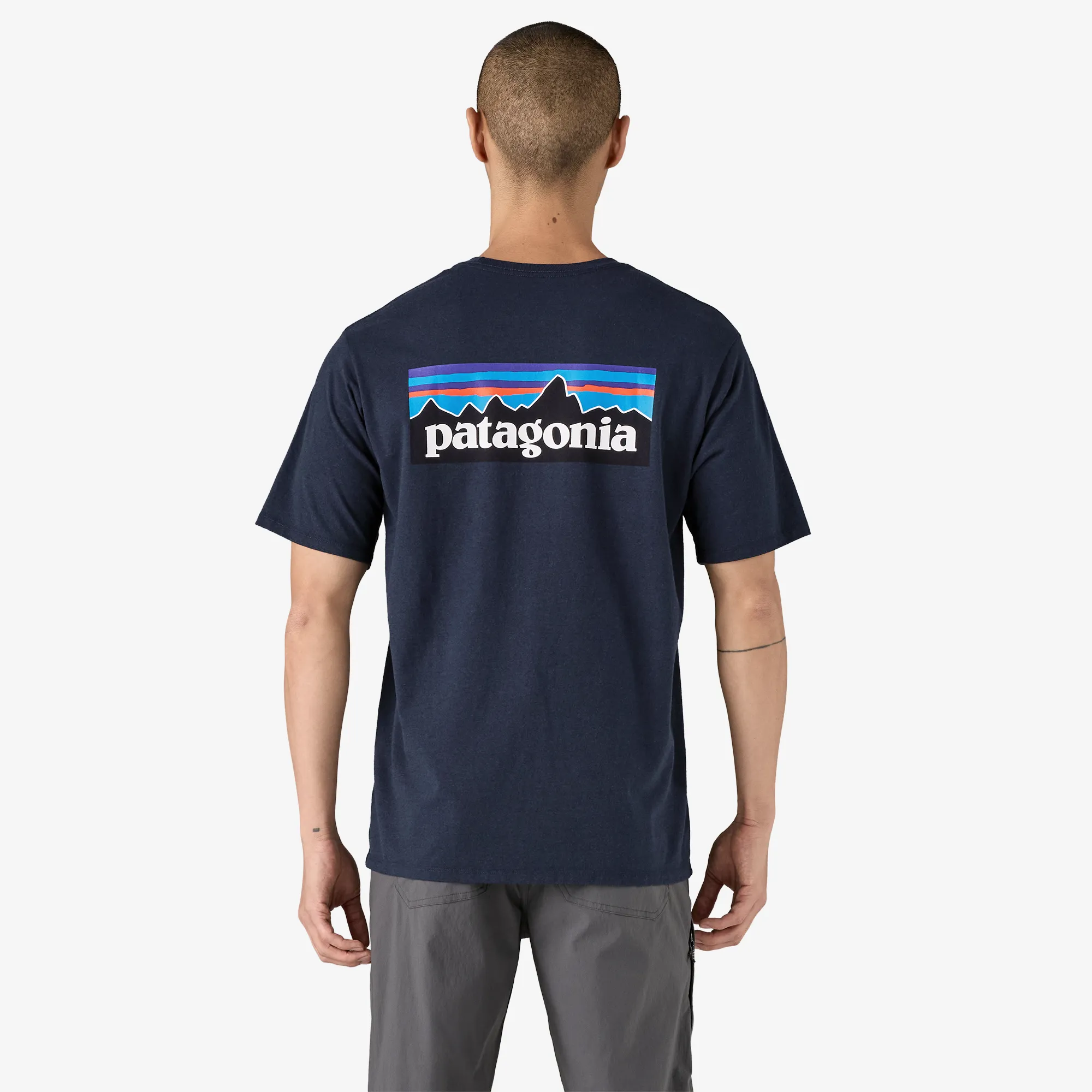 Patagonia Mens T-Shirts Men's P-6 Logo Responsibili-Tee®