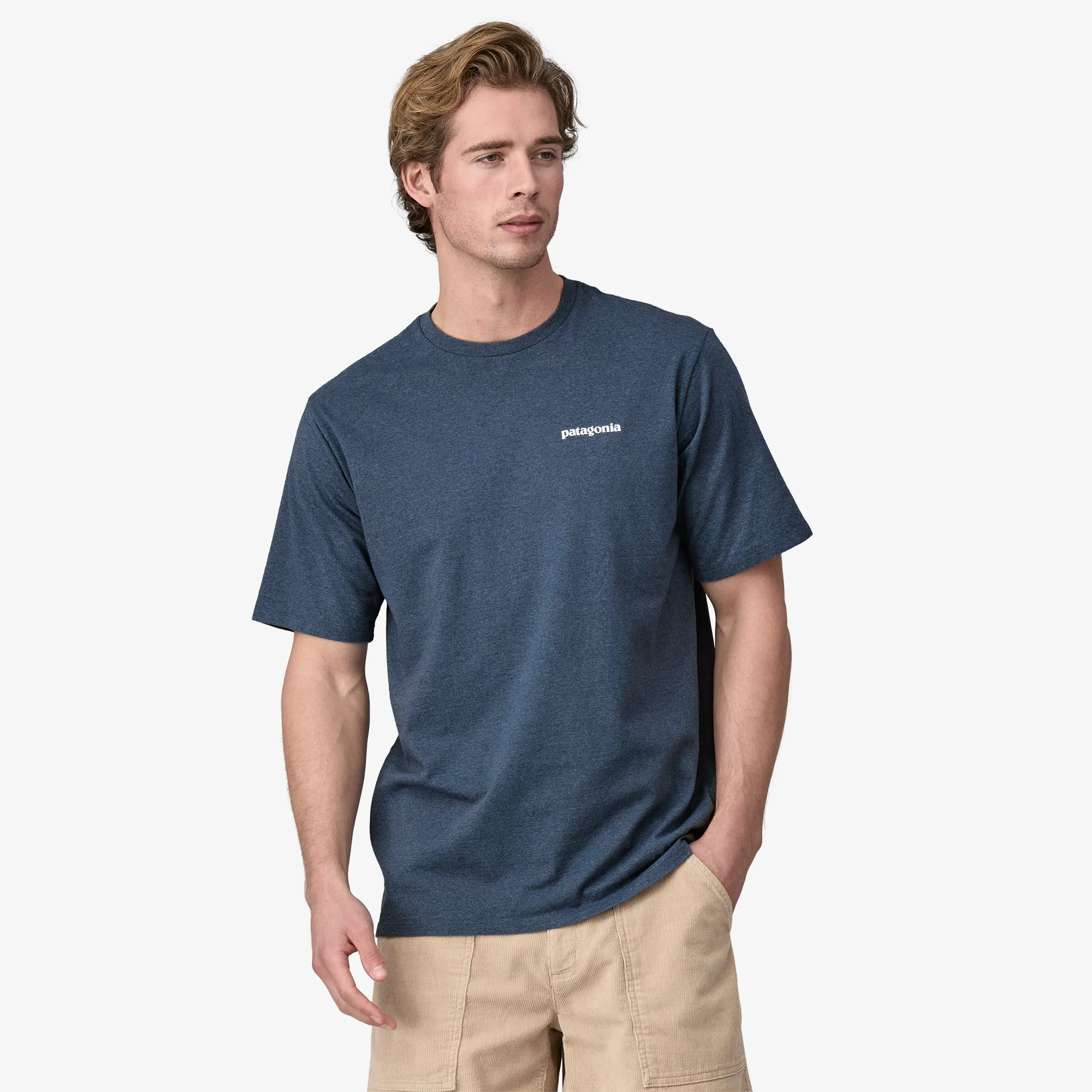 Patagonia Mens T-Shirts Men's P-6 Logo Responsibili-Tee®