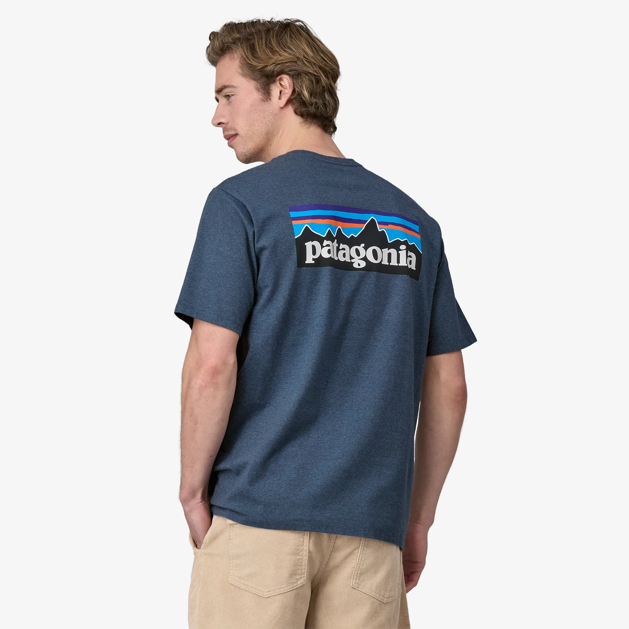 Patagonia Mens T-Shirts Men's P-6 Logo Responsibili-Tee®