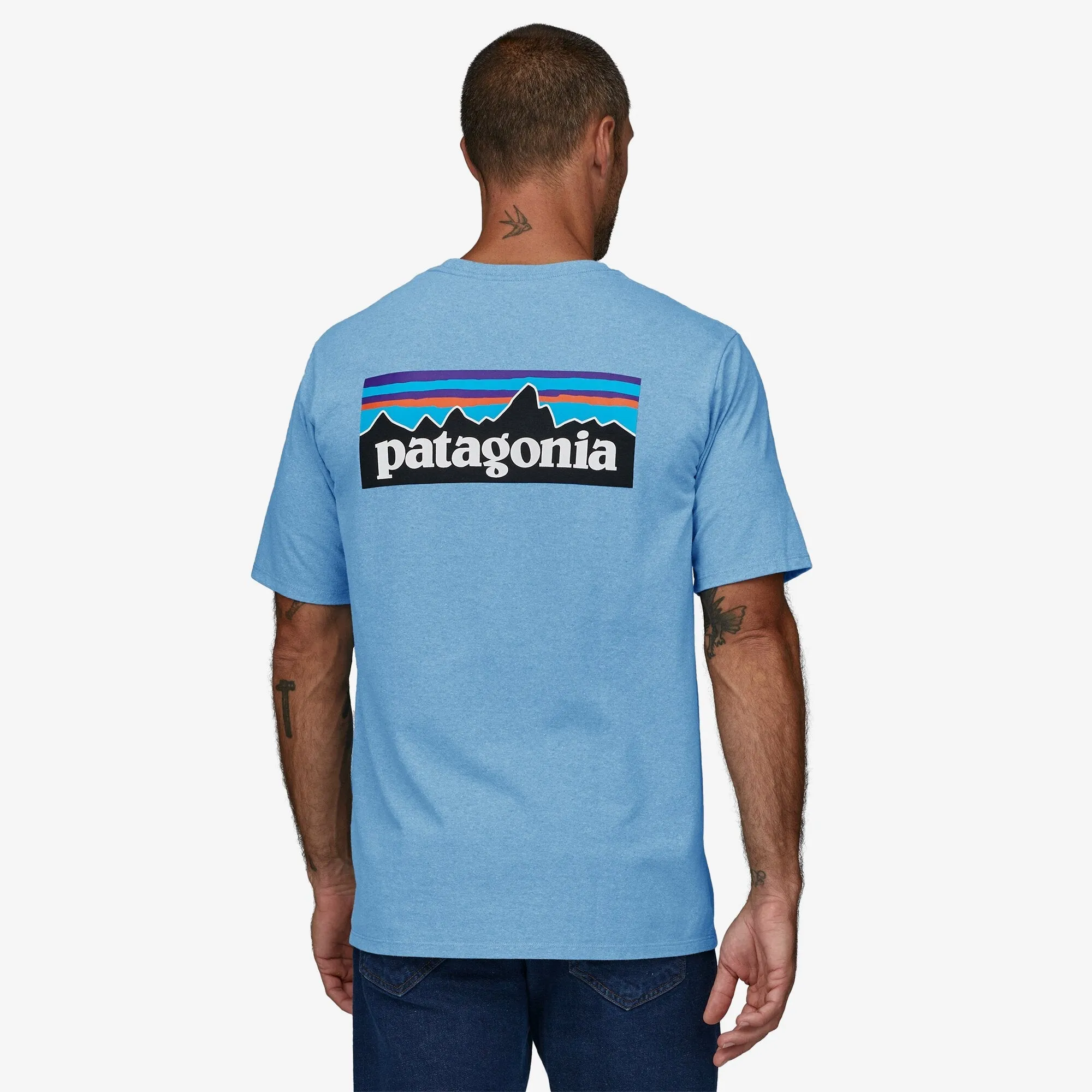 Patagonia Mens T-Shirts Men's P-6 Logo Responsibili-Tee®