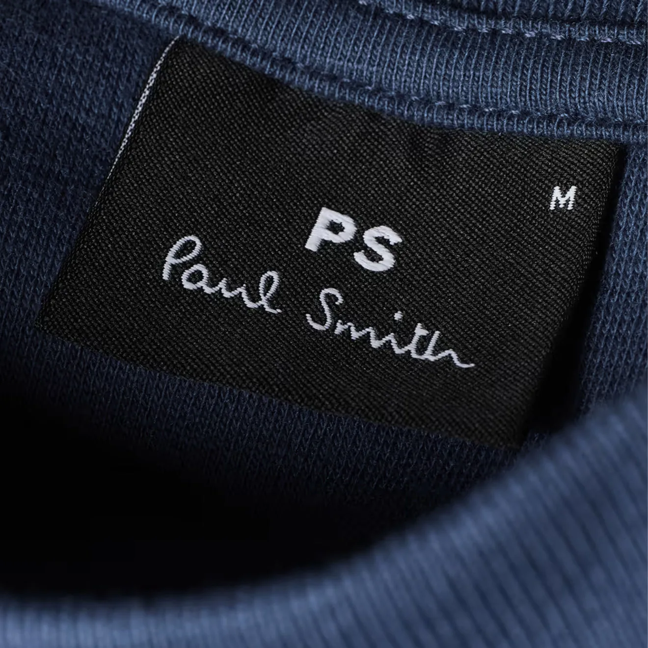 Paul Smith Happy Blanket-Stitch Sweatshirt Petrol Blue
