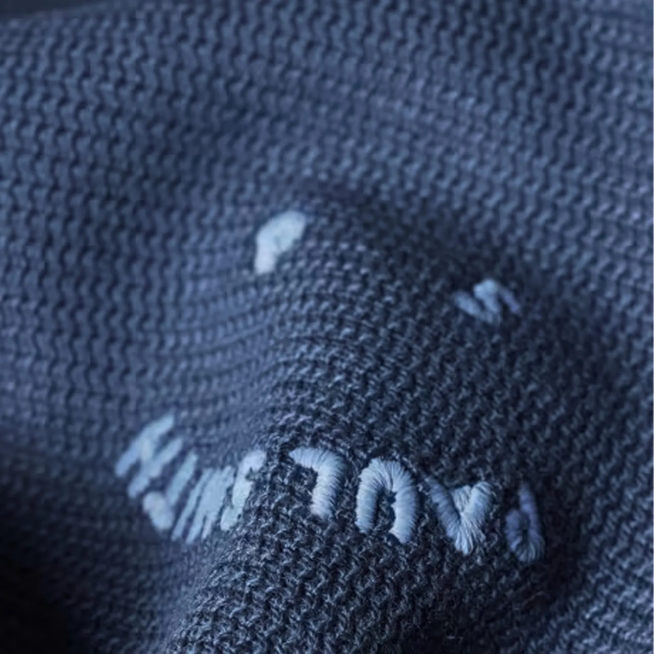 Paul Smith Happy Blanket-Stitch Sweatshirt Petrol Blue