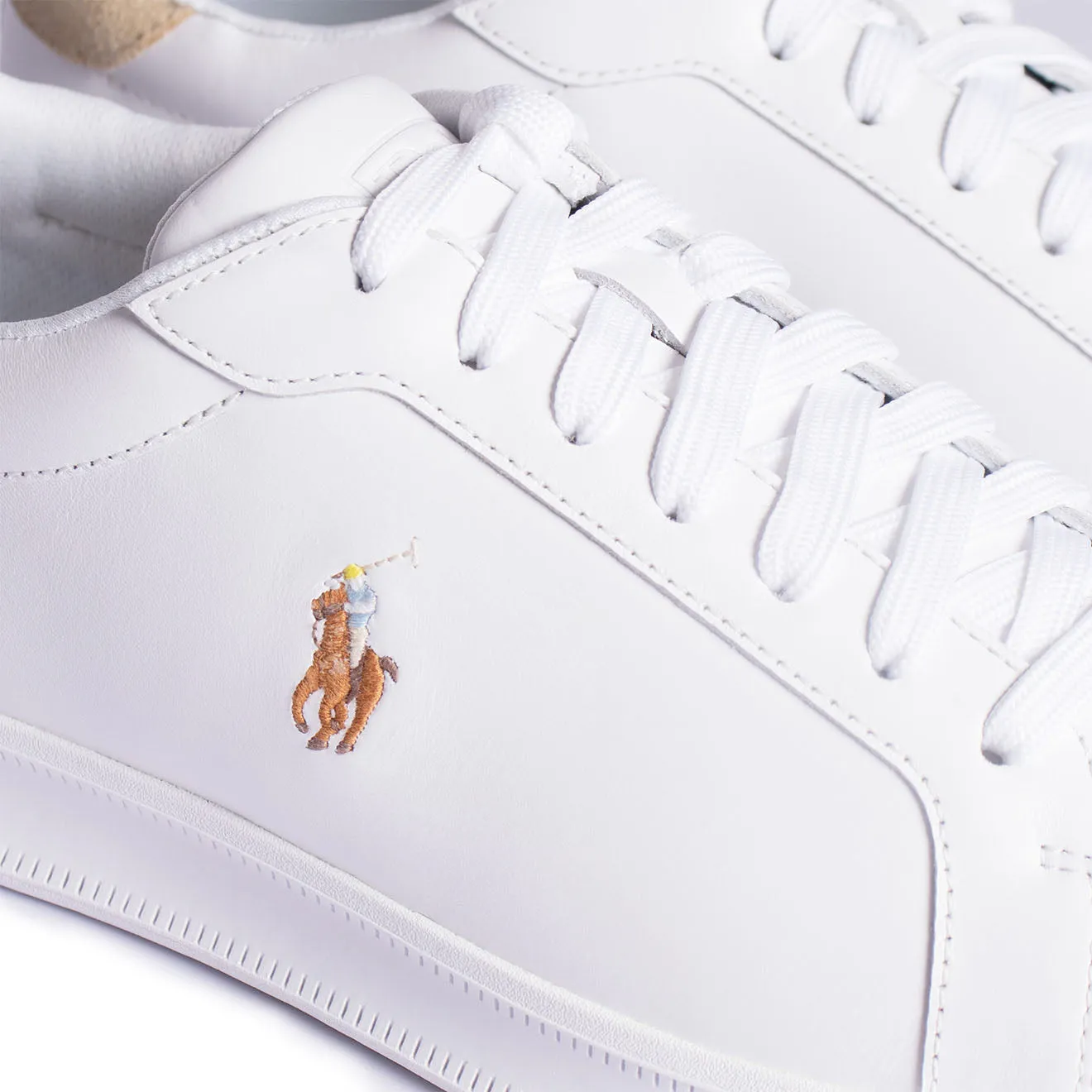Polo Ralph Lauren Heritage Court Trainer Weiß / Beige