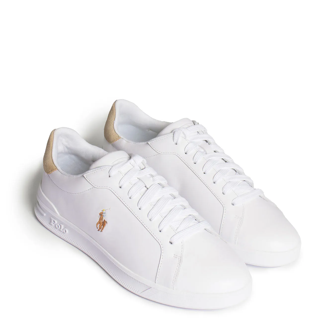 Polo Ralph Lauren Heritage Court Trainer Weiß / Beige