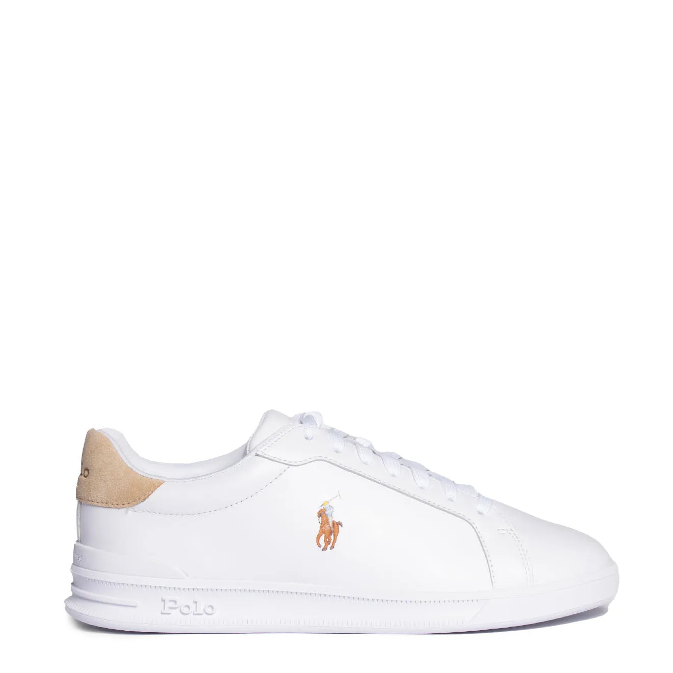 Polo Ralph Lauren Heritage Court Trainer Weiß / Beige
