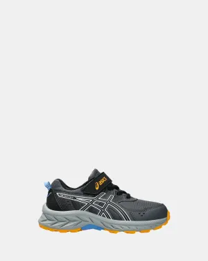 Pre Venture 9 Vorschul-Träger Grau/Schwarz Schuhe_Asics