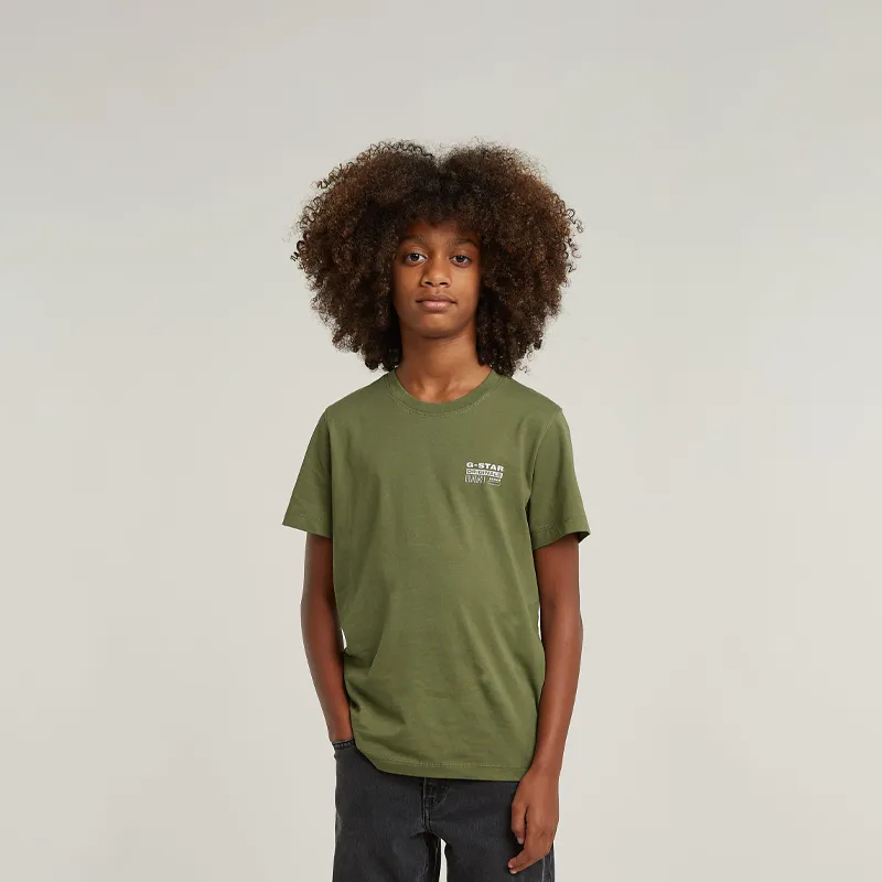 Regular Log T-Shirt Sage (B)