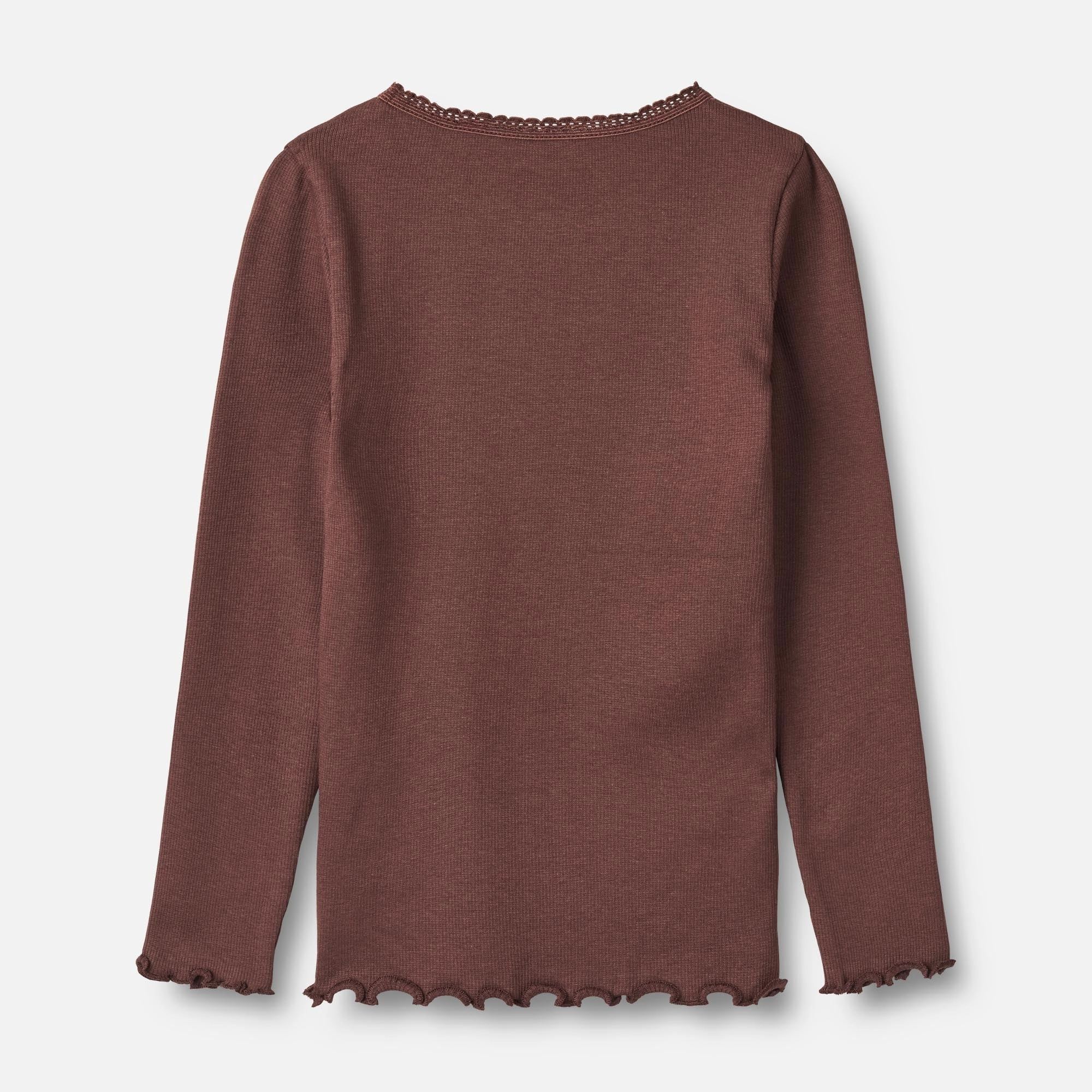 Rib T-Shirt L/S Reese - eggplant