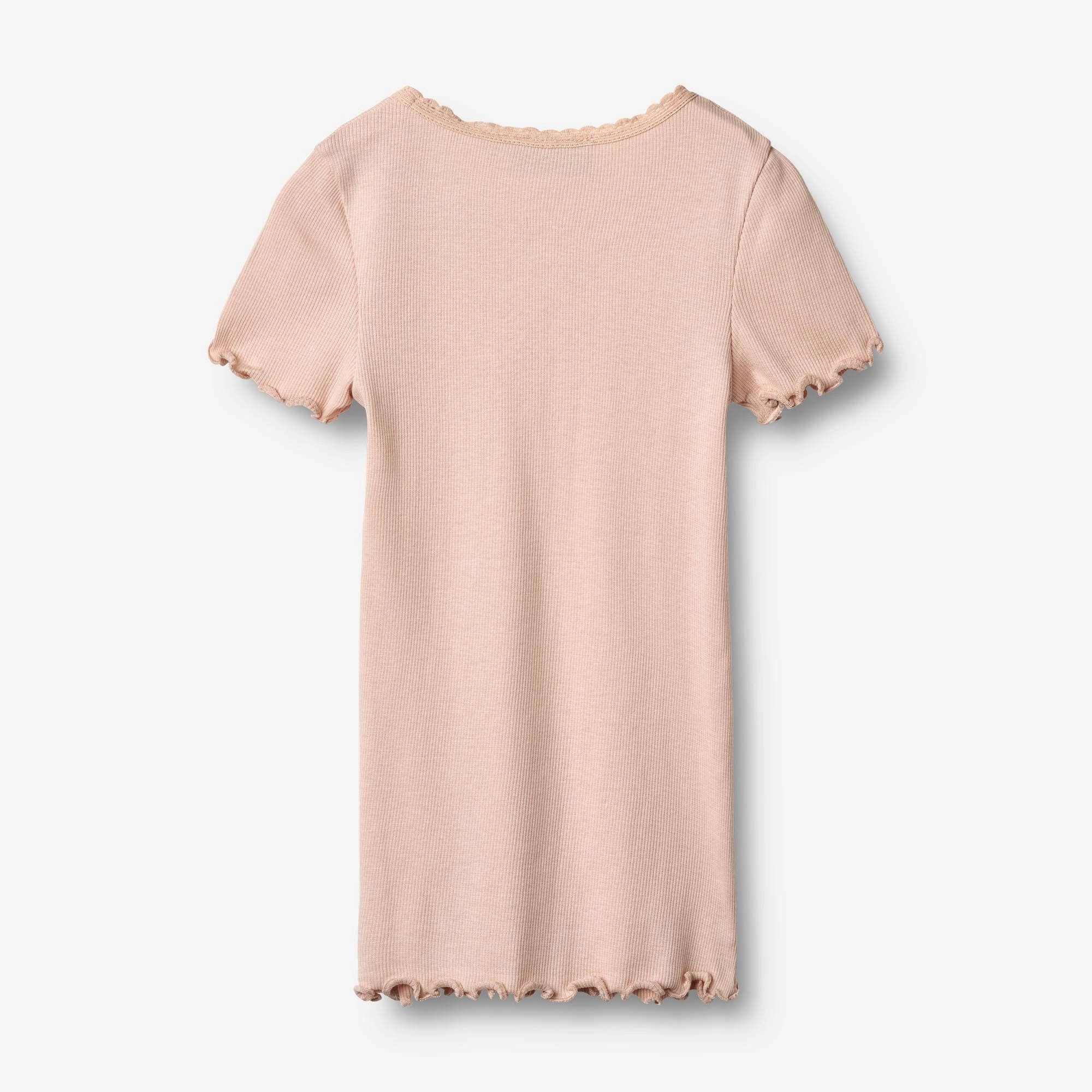 Rib T-shirt S/S Katie - powder