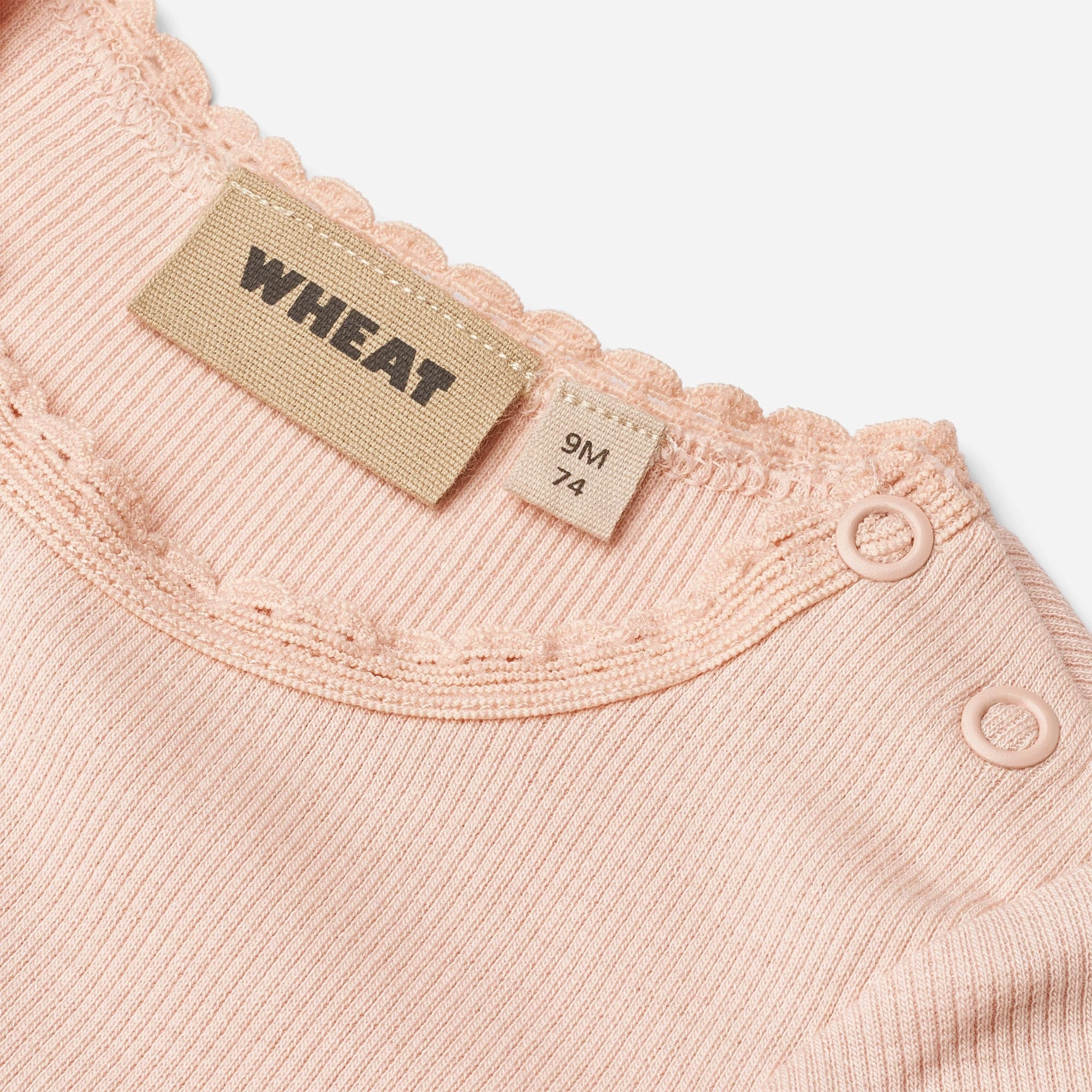 Rib T-shirt S/S Katie - powder