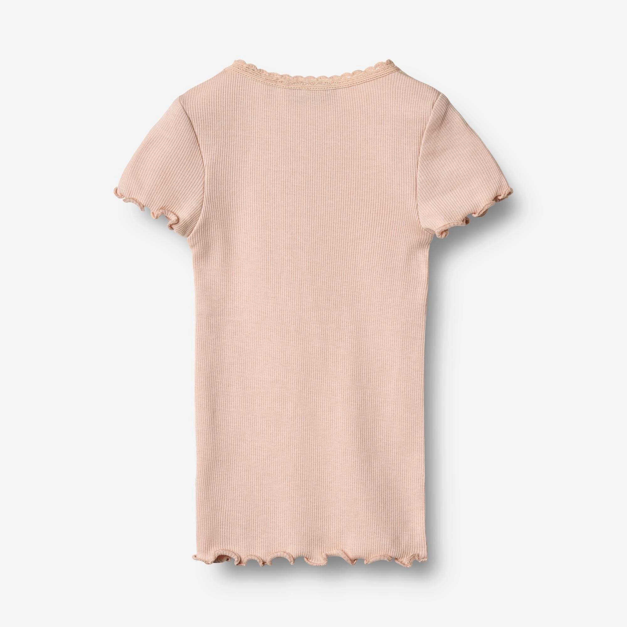 Rib T-shirt S/S Katie - powder