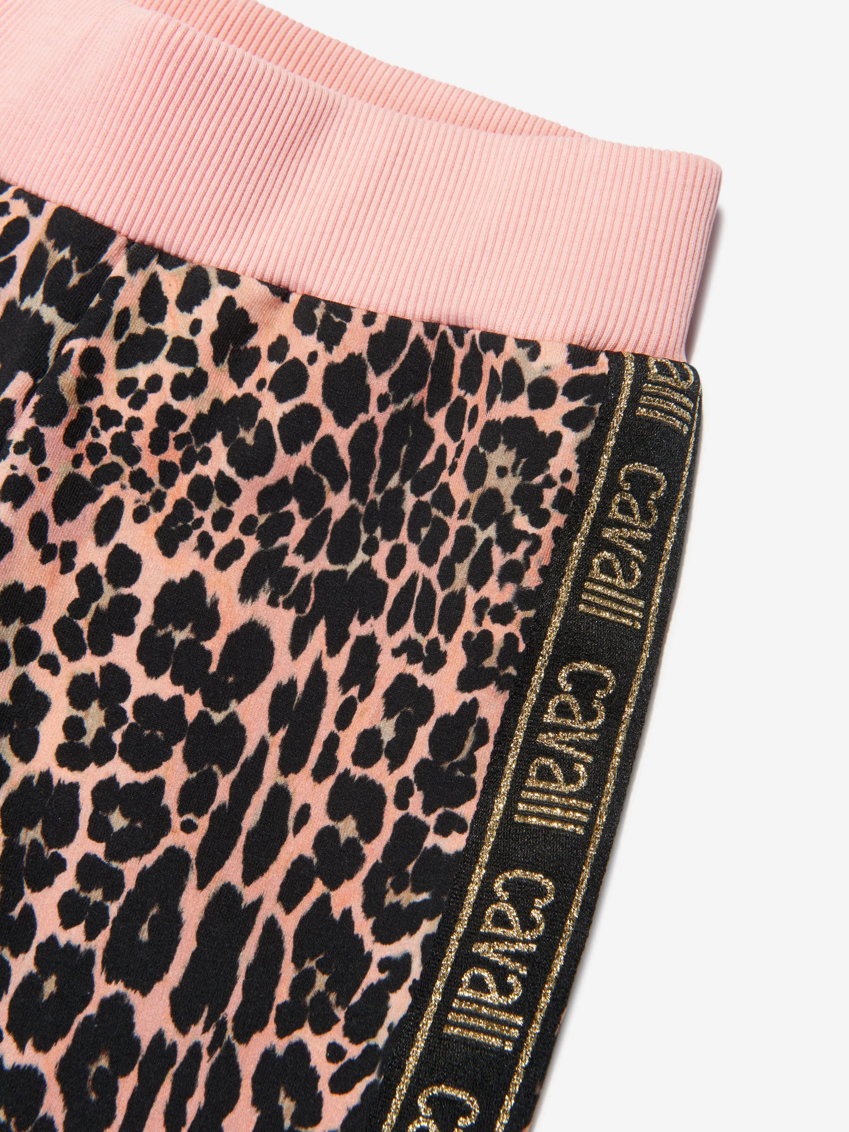 Roberto Cavalli Girls Baumwoll-Leopardenprint-Leggings