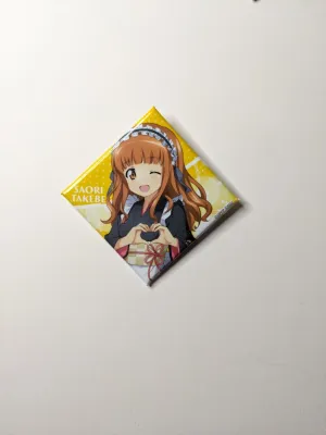 Saori Takebe Girls und Panzer Quadratischer Anstecker