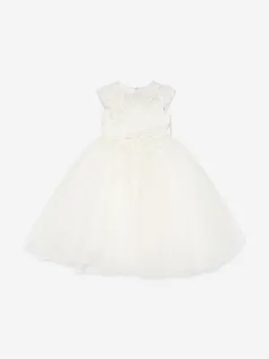 Sarah Louise Mädchen Ballerina-Länge Festkleid in Elfenbein