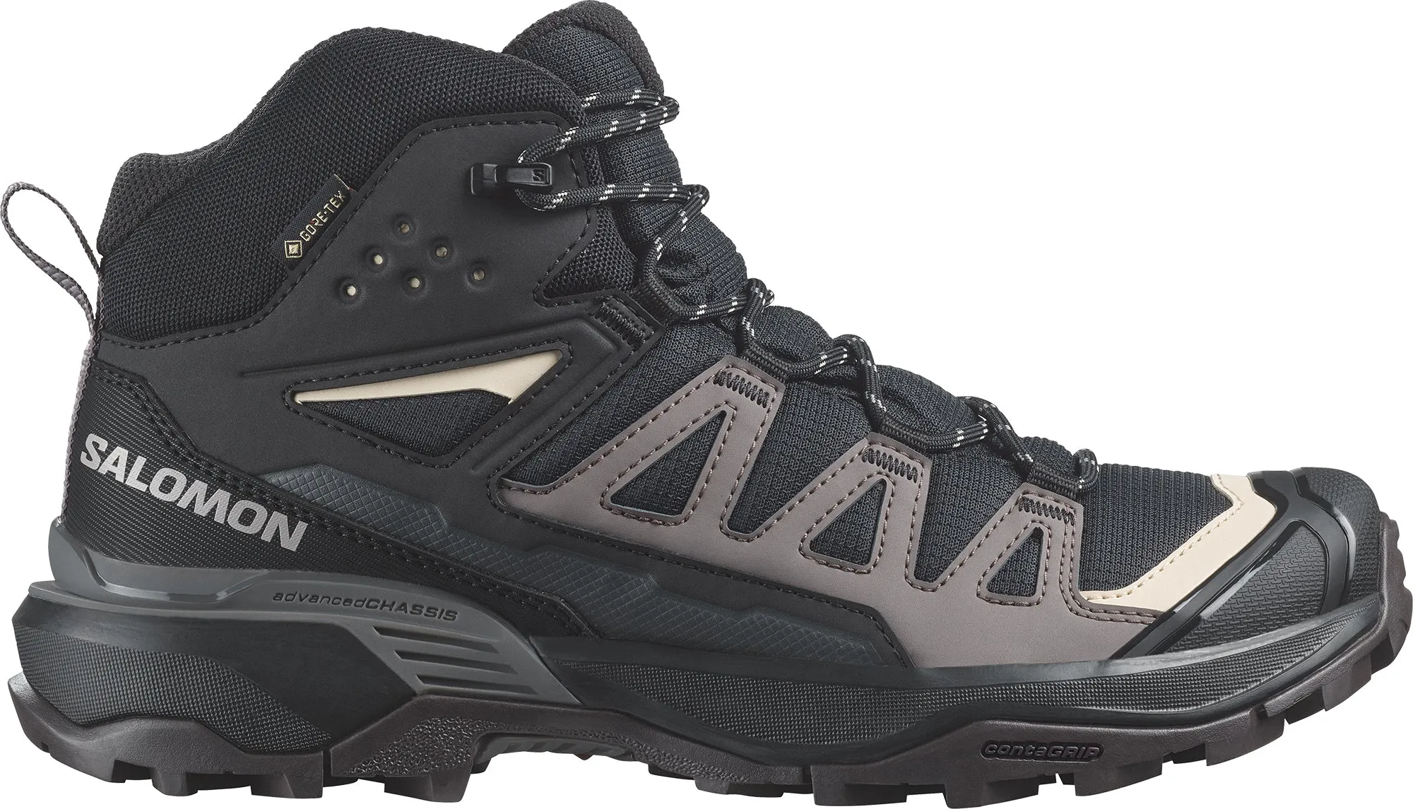 Schuhe Salomon Salomon X Ultra 360 Mid GORE-TEX Damen Wanderstiefel - Schwarz